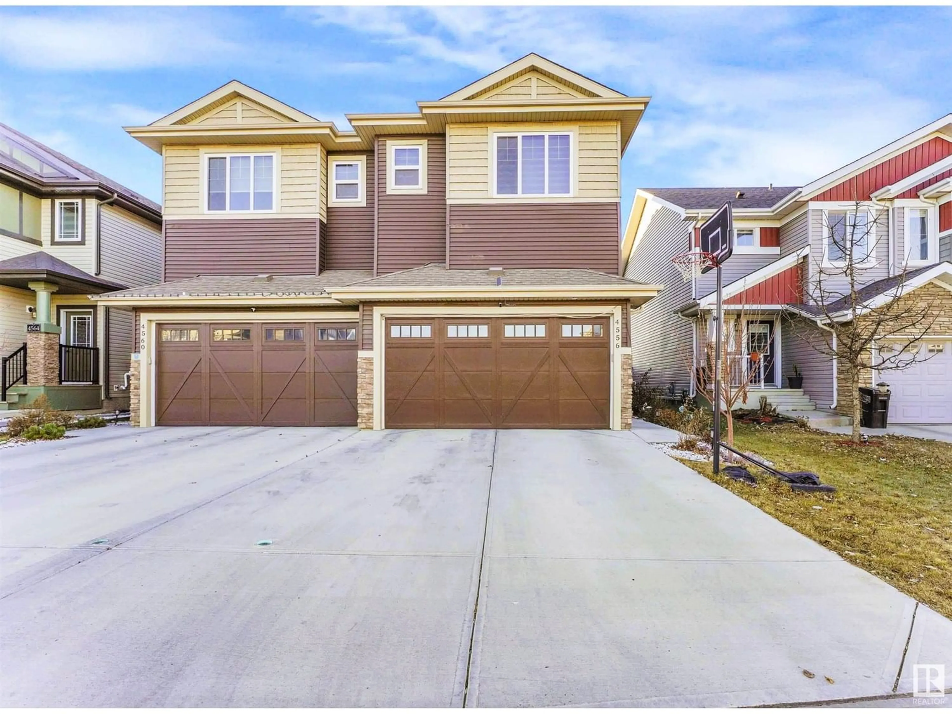 Frontside or backside of a home for 4556 ALWOOD WY SW, Edmonton Alberta T6W1A8