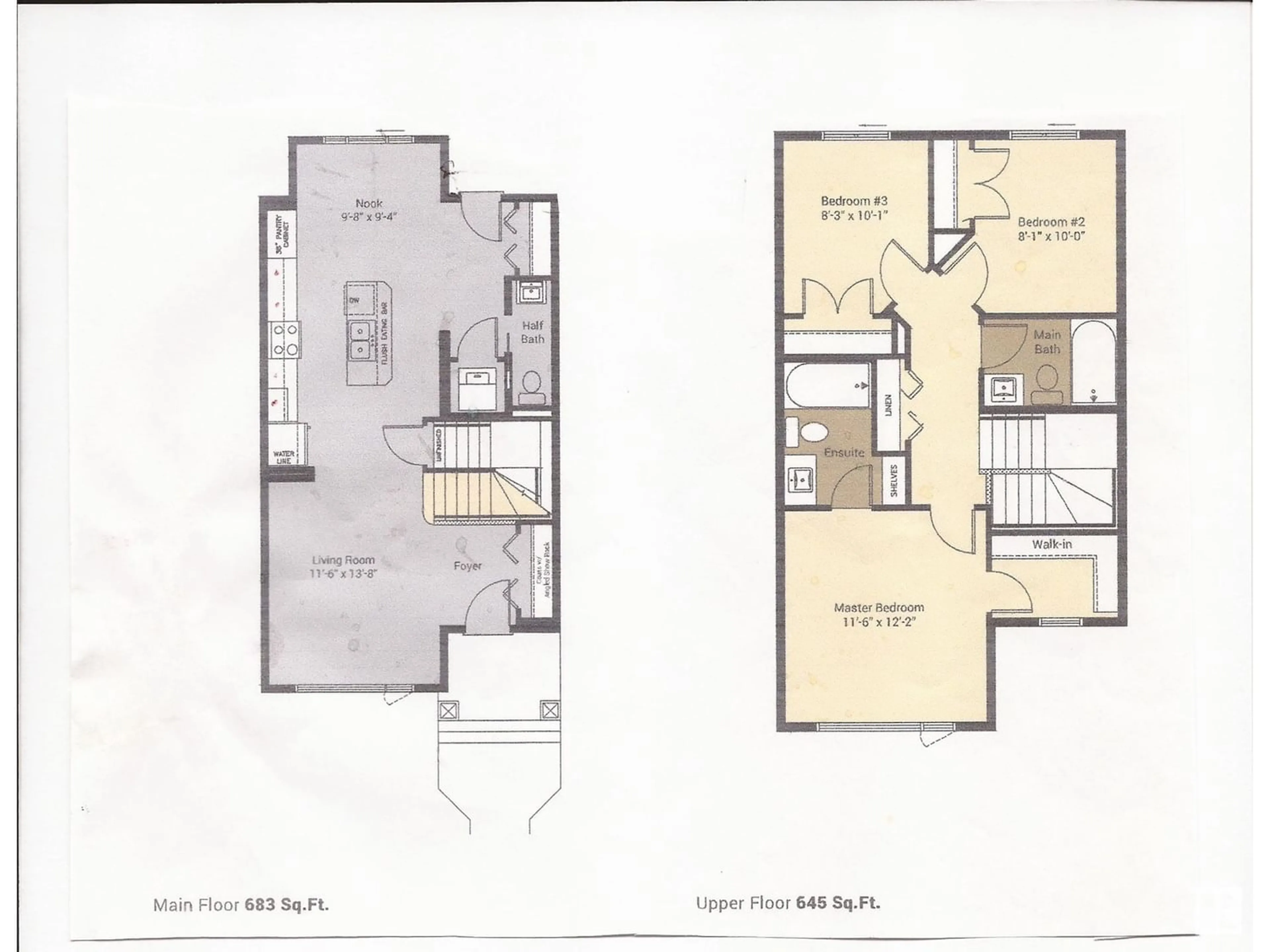 Floor plan for 3327 CHECKNITA CM SW SW, Edmonton Alberta T6W4E9