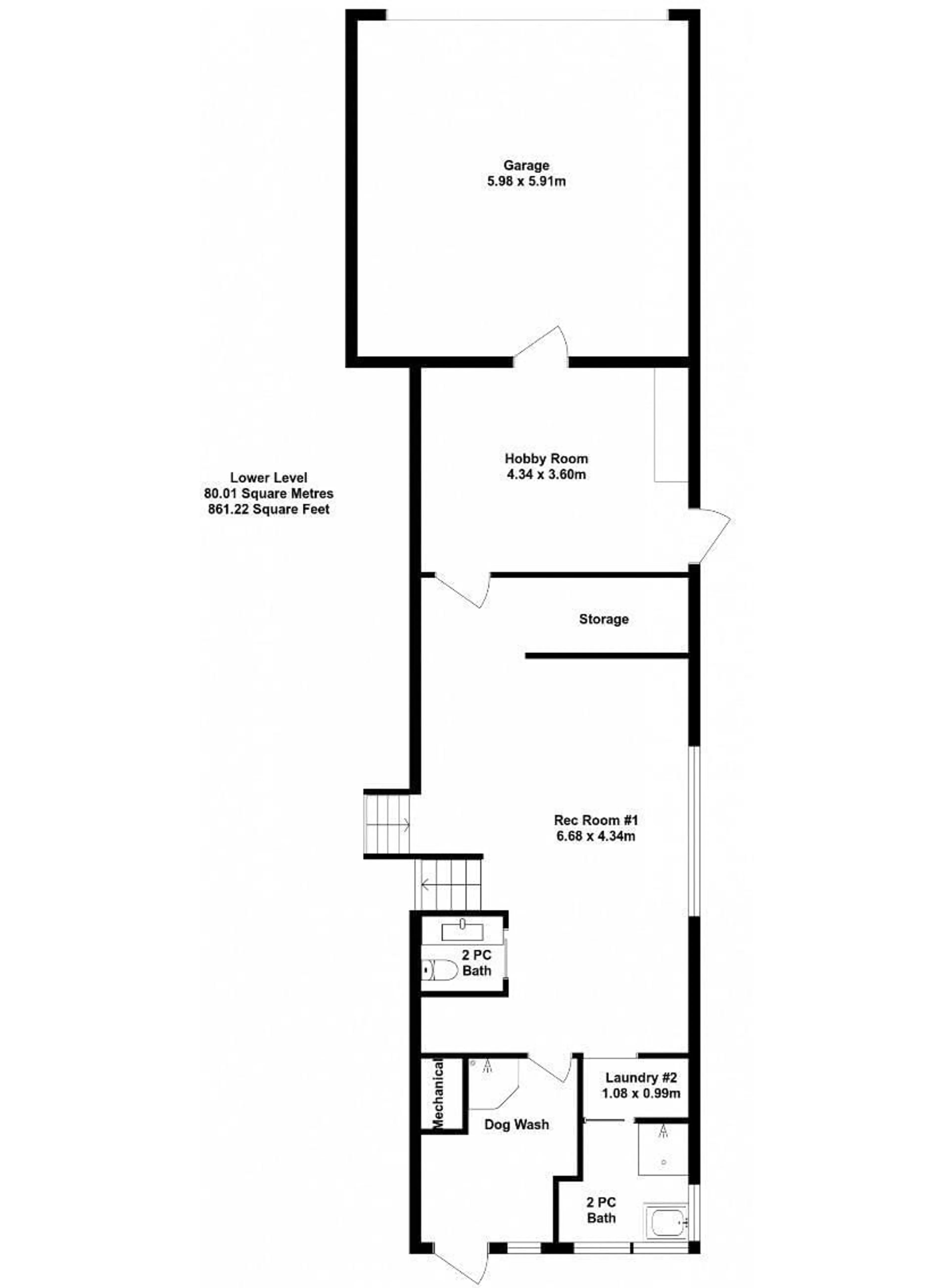 Floor plan for 9549 143 ST NW, Edmonton Alberta T5N3J9