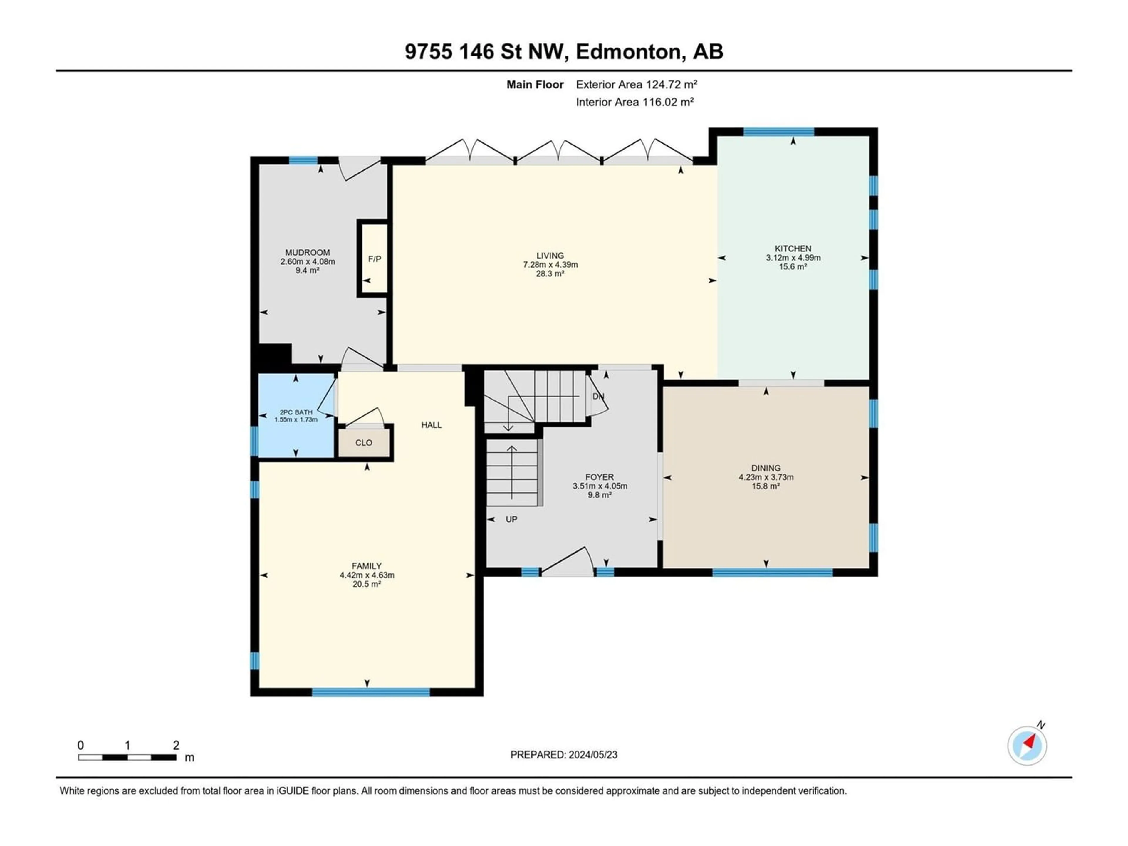 Floor plan for 9755 146 ST NW, Edmonton Alberta T5N2Z3