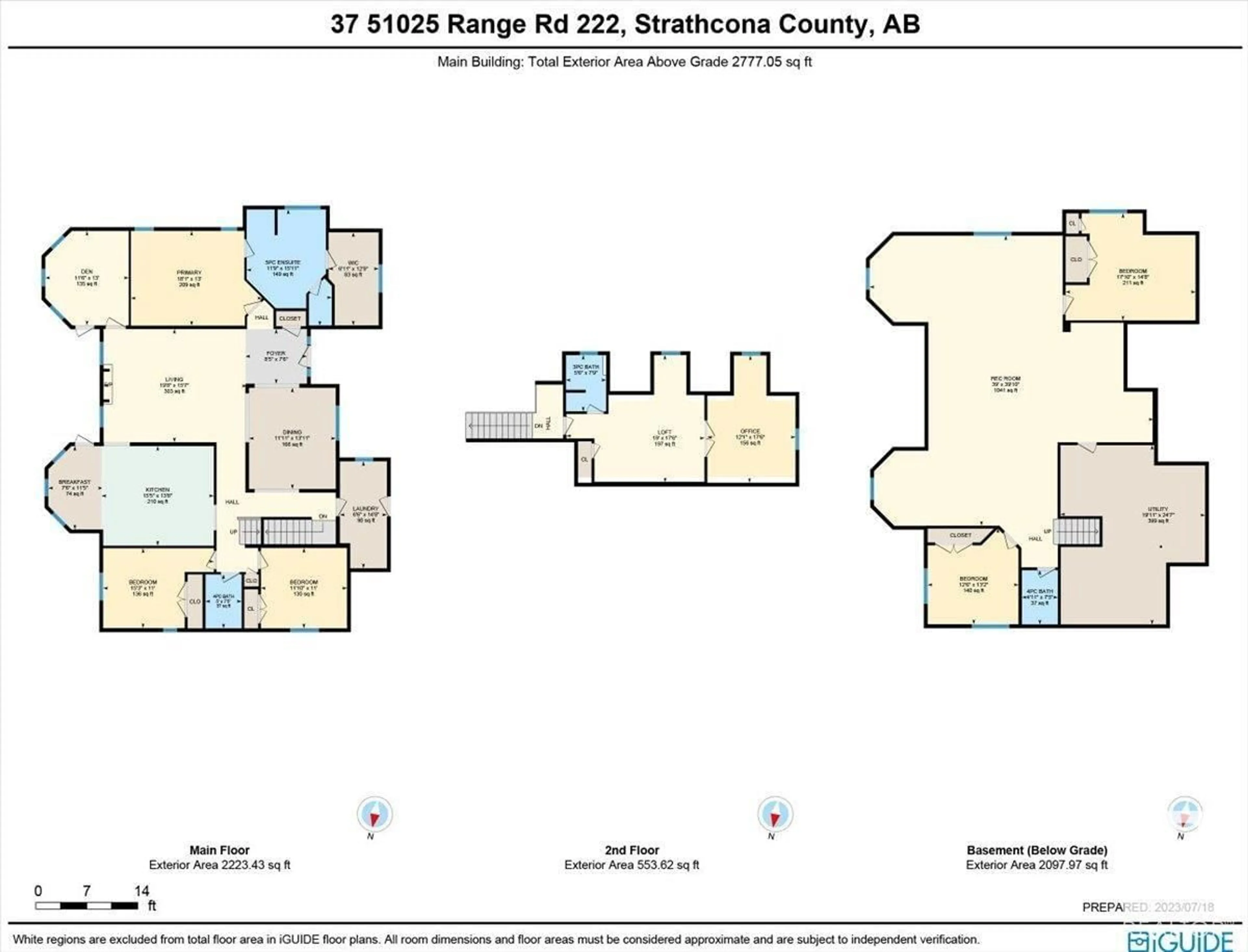 Floor plan for 37 51025 RGE RD 222, Rural Strathcona County Alberta T8C1J5