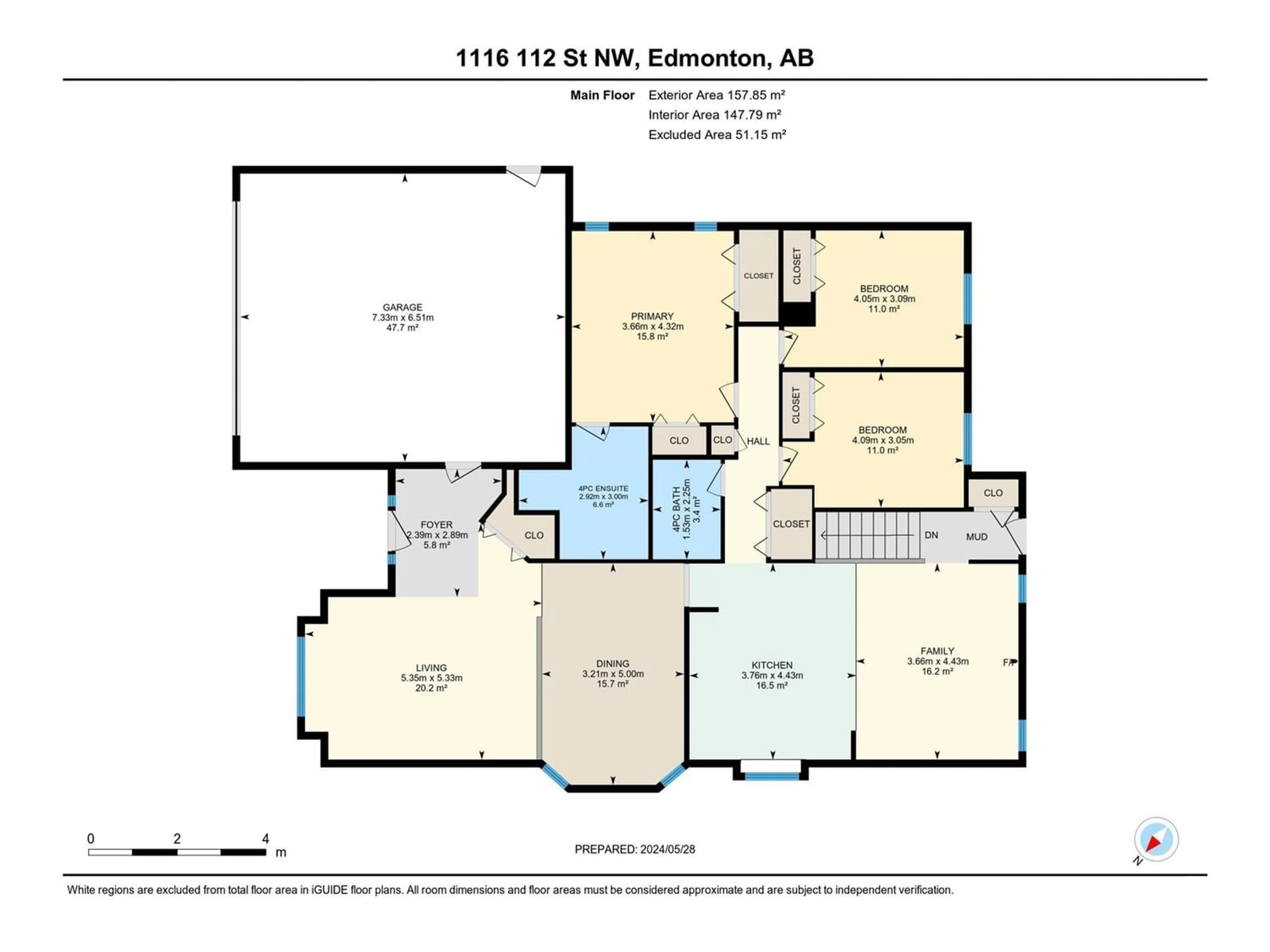 Floor plan for 1116 112 ST NW, Edmonton Alberta T6J6R8