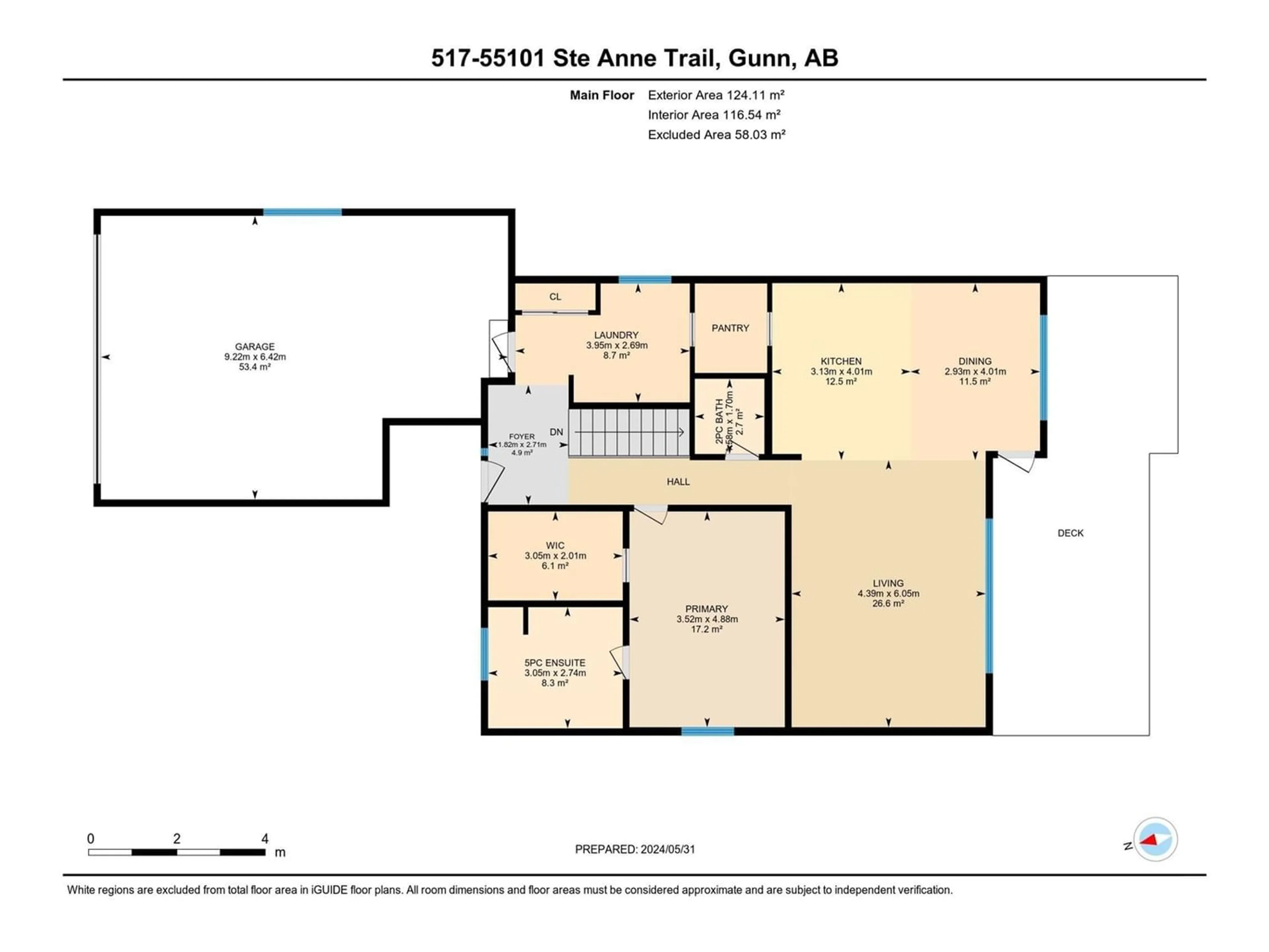 Floor plan for #517 55101 STE. ANNE TR, Rural Lac Ste. Anne County Alberta T0E1A1