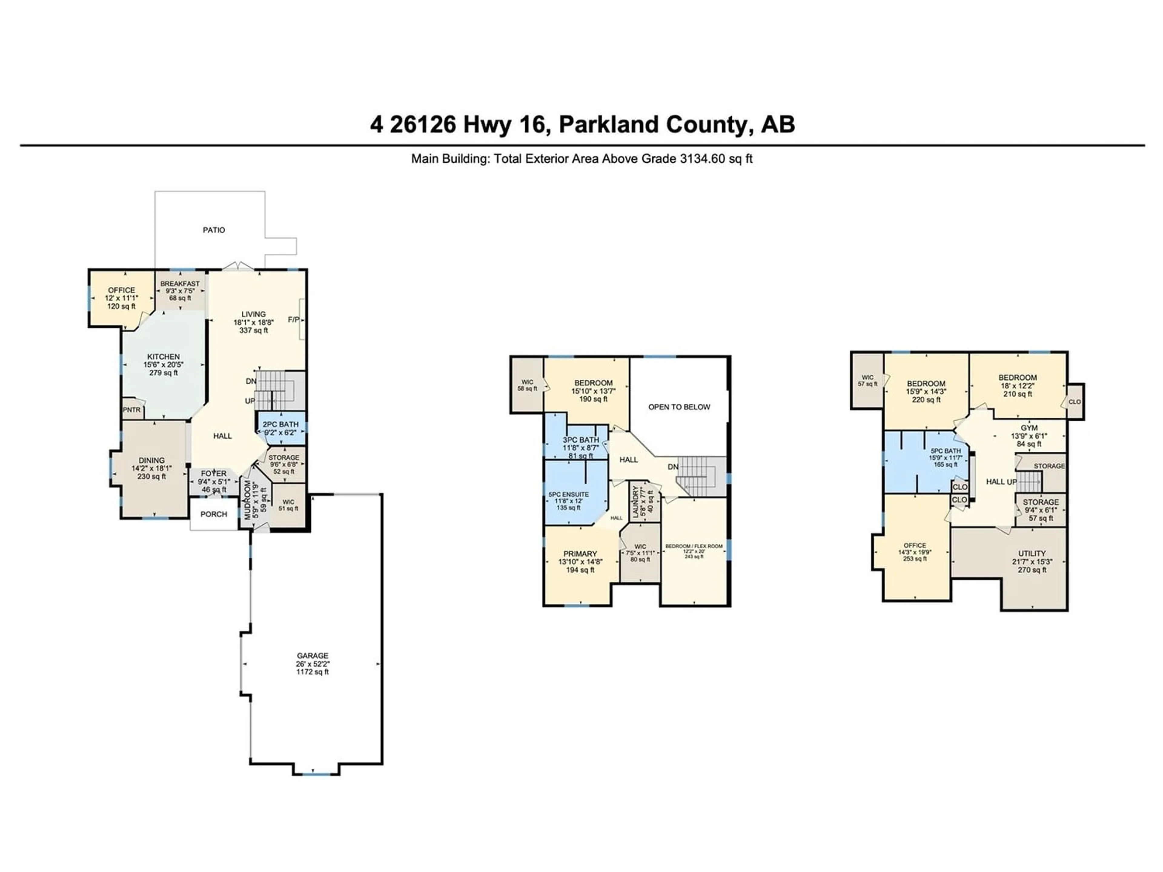 Floor plan for 4 26126 HWY 16, Rural Parkland County Alberta T7Y1A1