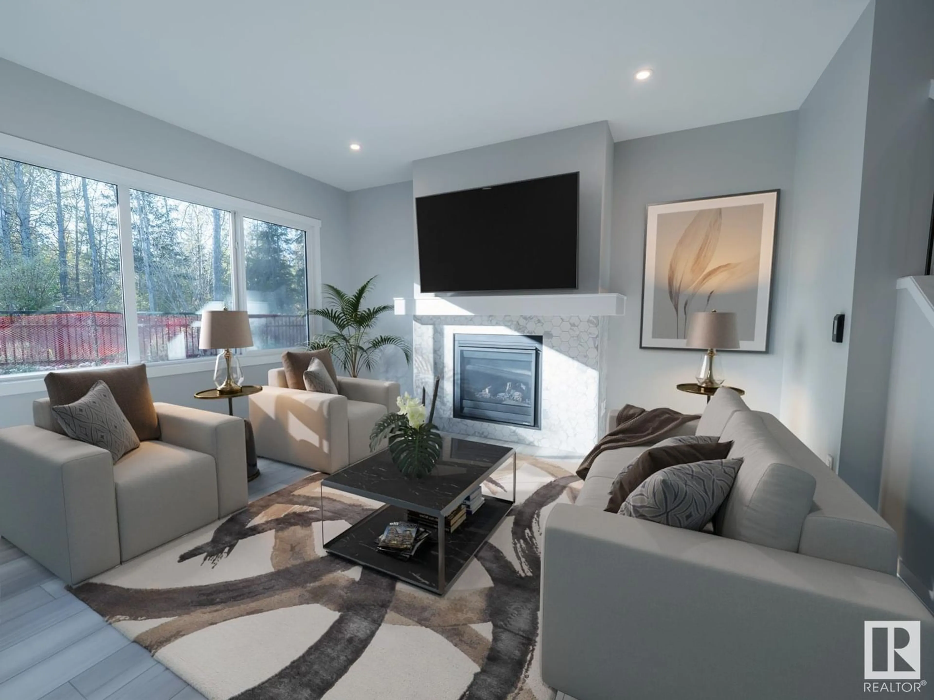 Living room for 2024 13 AV NW, Edmonton Alberta T6T2R8