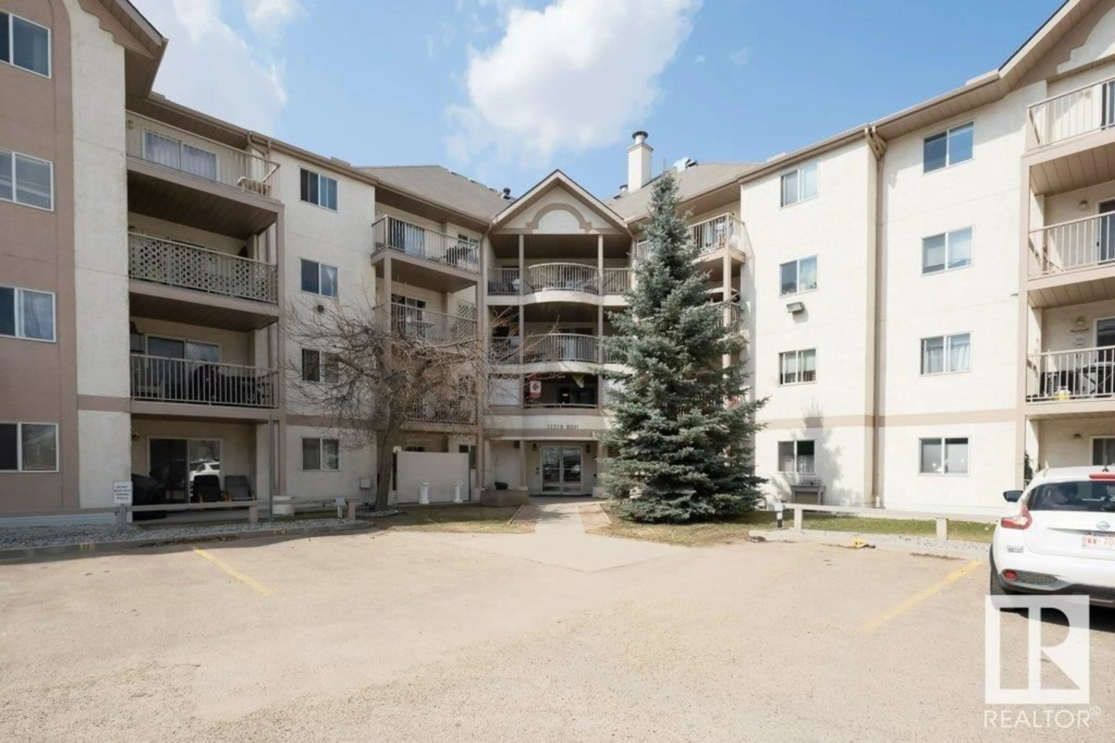 A pic from exterior of the house or condo for #313 11218 80 ST NW, Edmonton Alberta T5B4V9