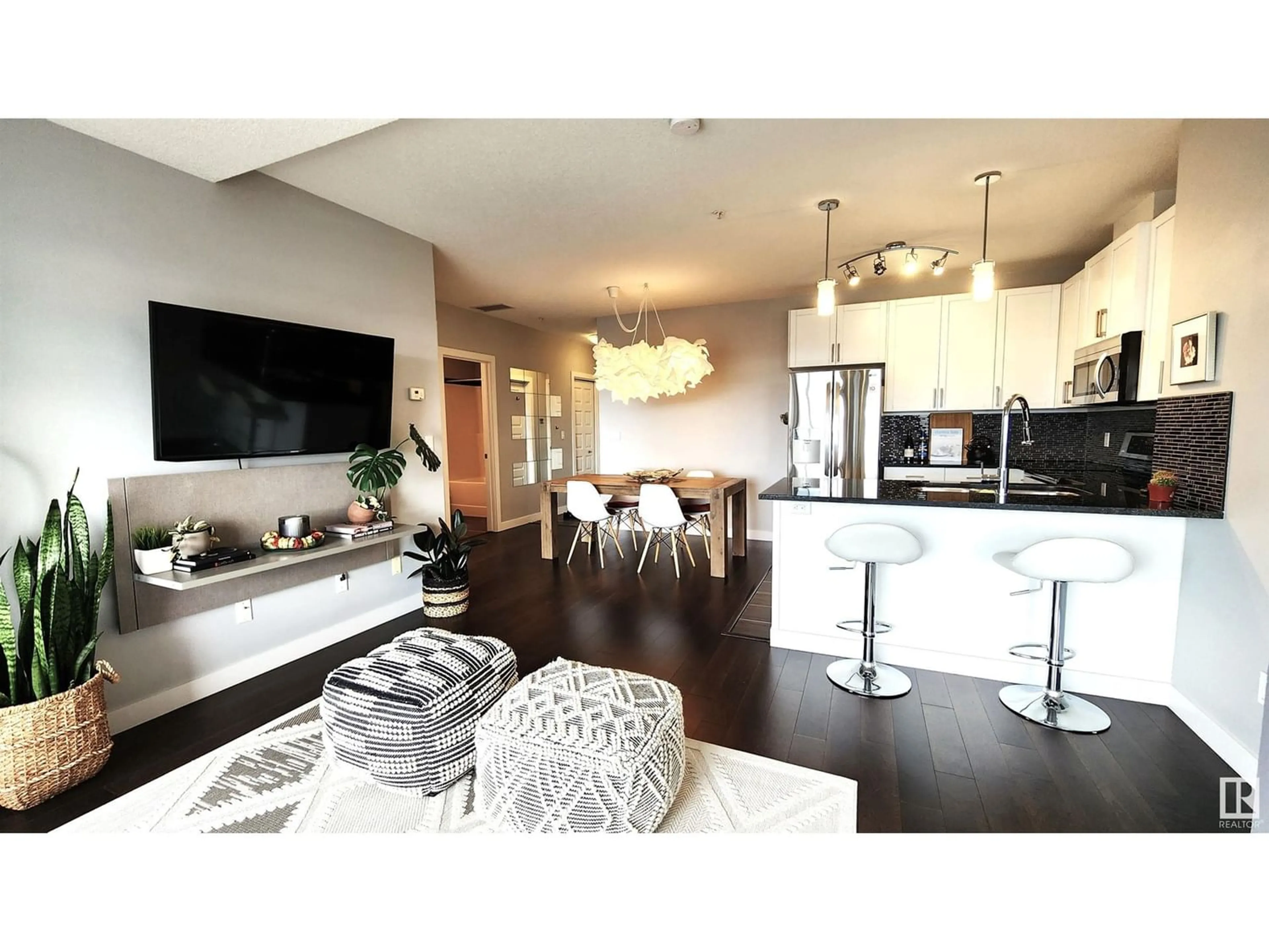 Contemporary kitchen for #504 5151 WINDERMERE BV SW, Edmonton Alberta T6W2K4