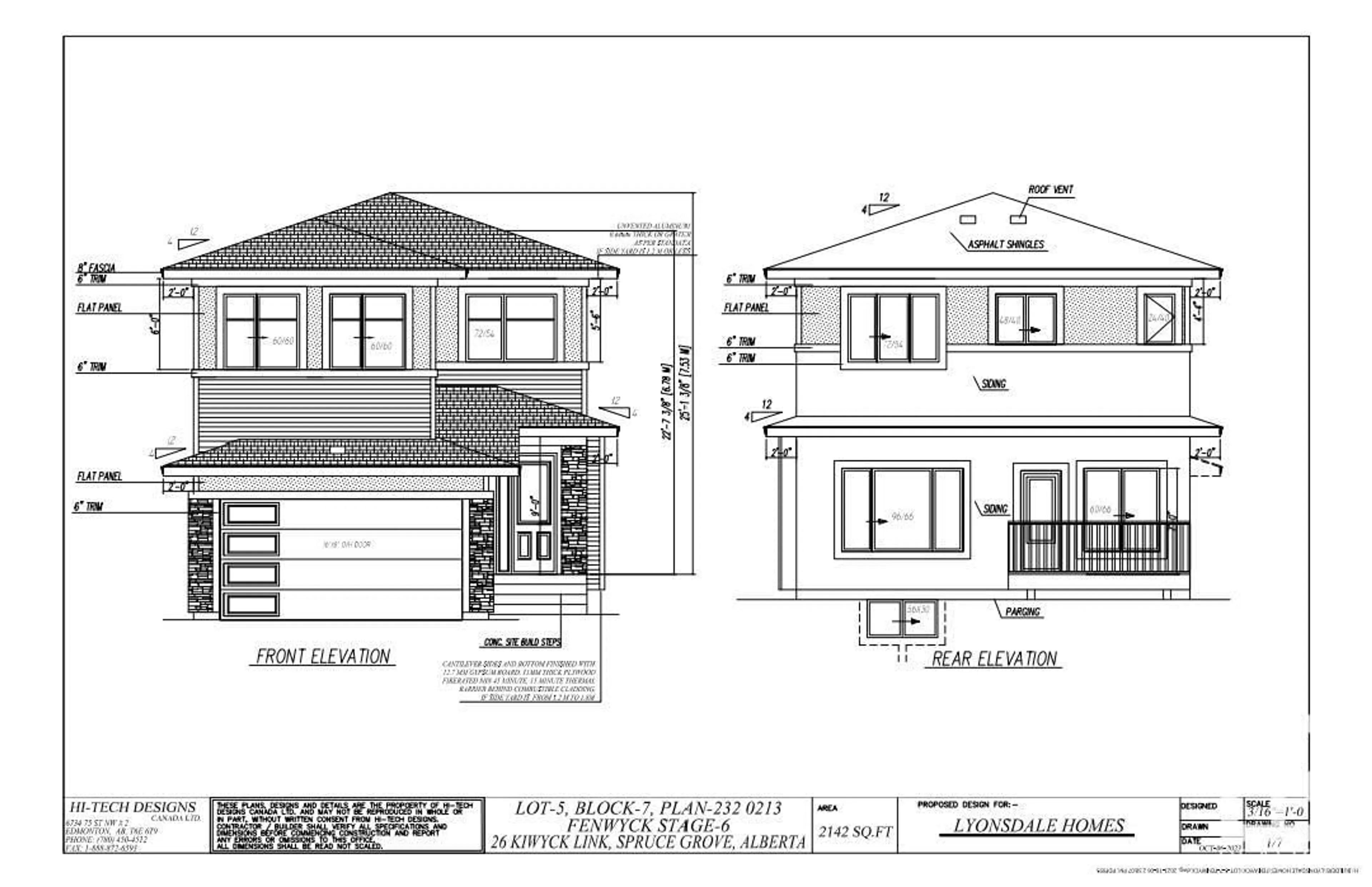 Frontside or backside of a home for 26 KIWYCK LI, Spruce Grove Alberta T7X3G7