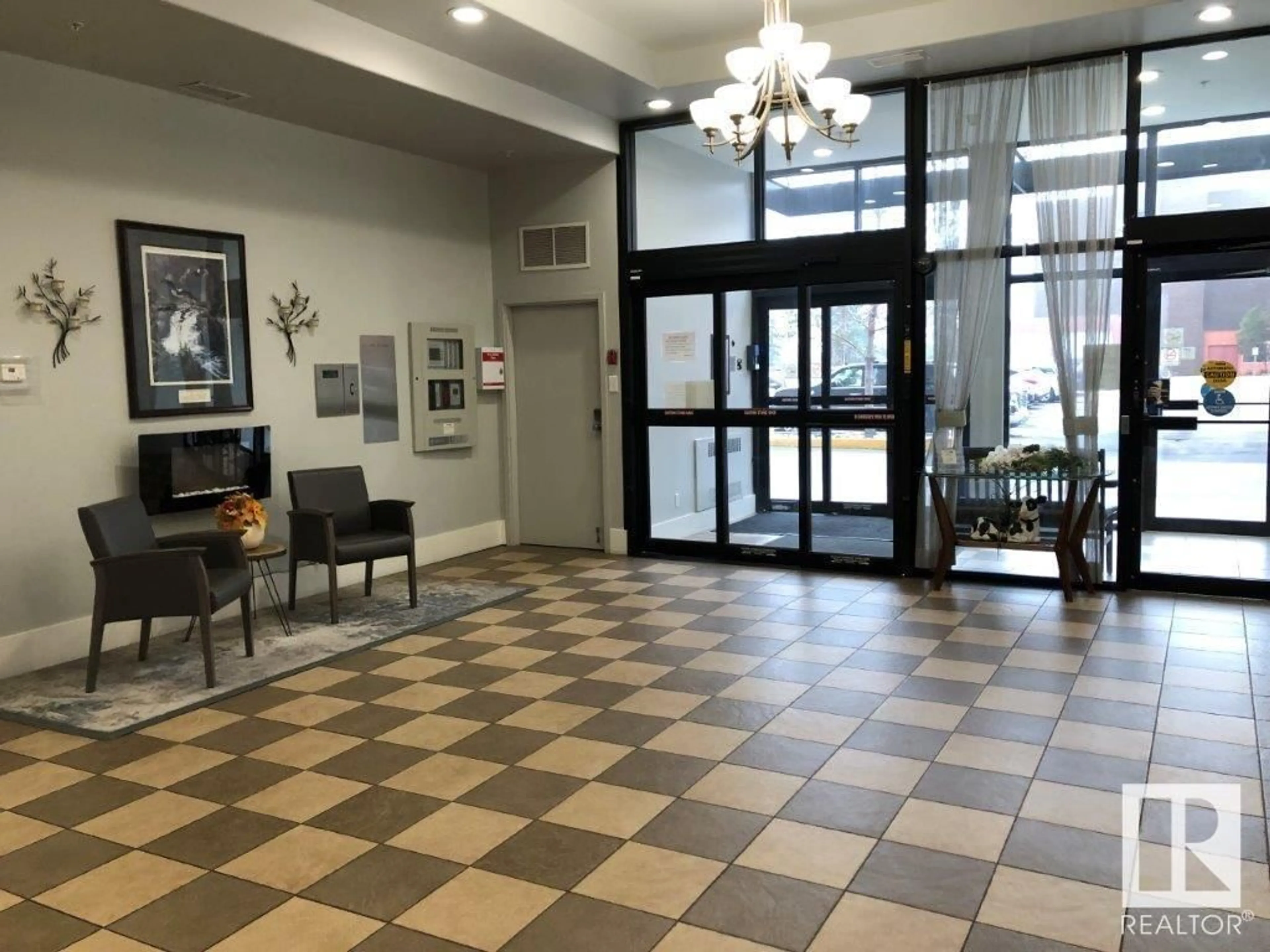 Indoor lobby, unknown floor for #707 6608 28 AV NW, Edmonton Alberta T6K2R1