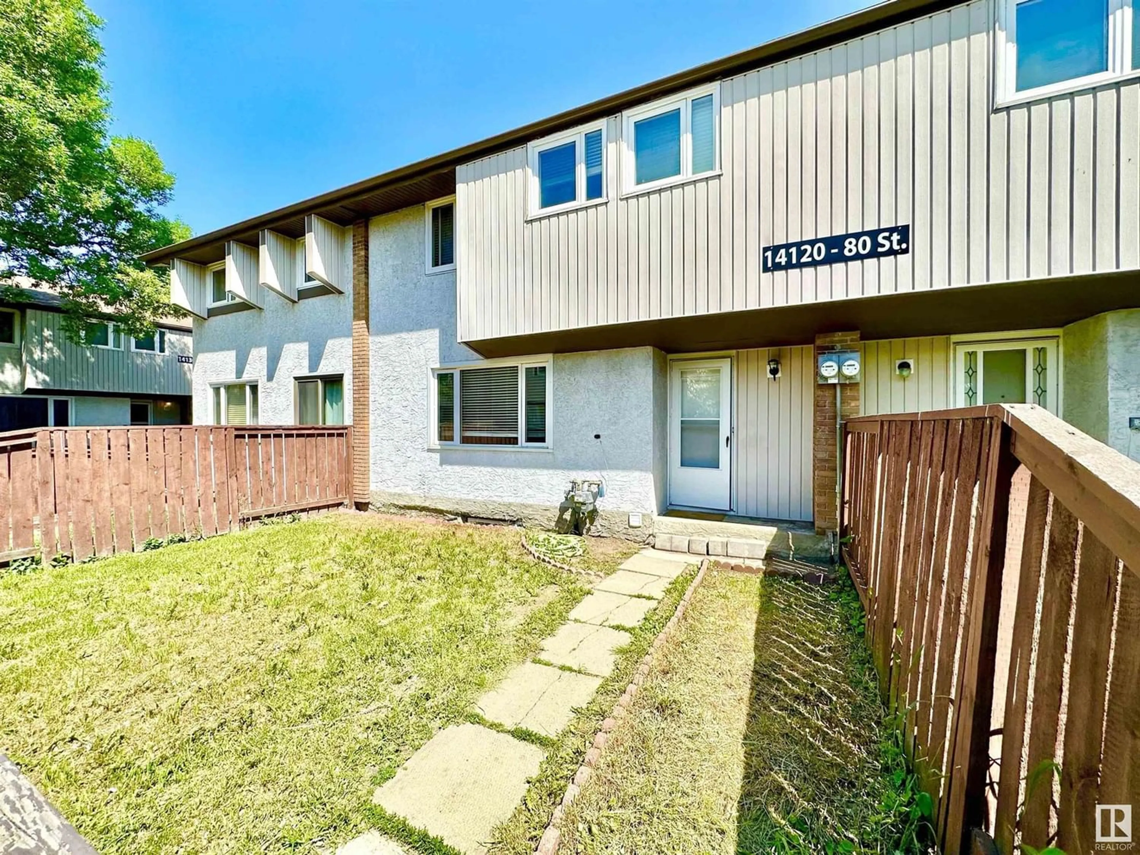 A pic from exterior of the house or condo for #8 14120 80 ST NW, Edmonton Alberta T5C1L6