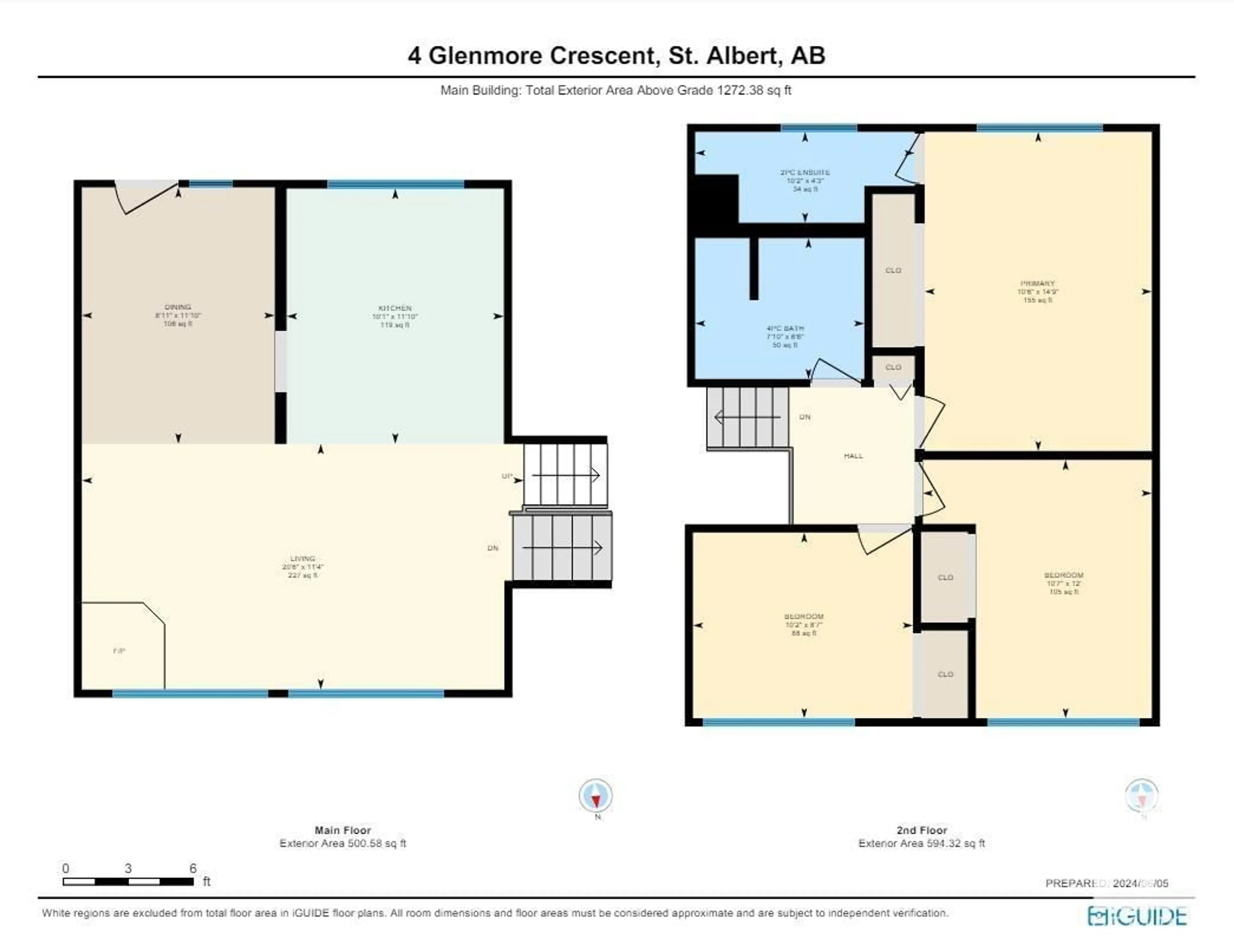 Floor plan for 4 GLENMORE CR, St. Albert Alberta T8N0S7