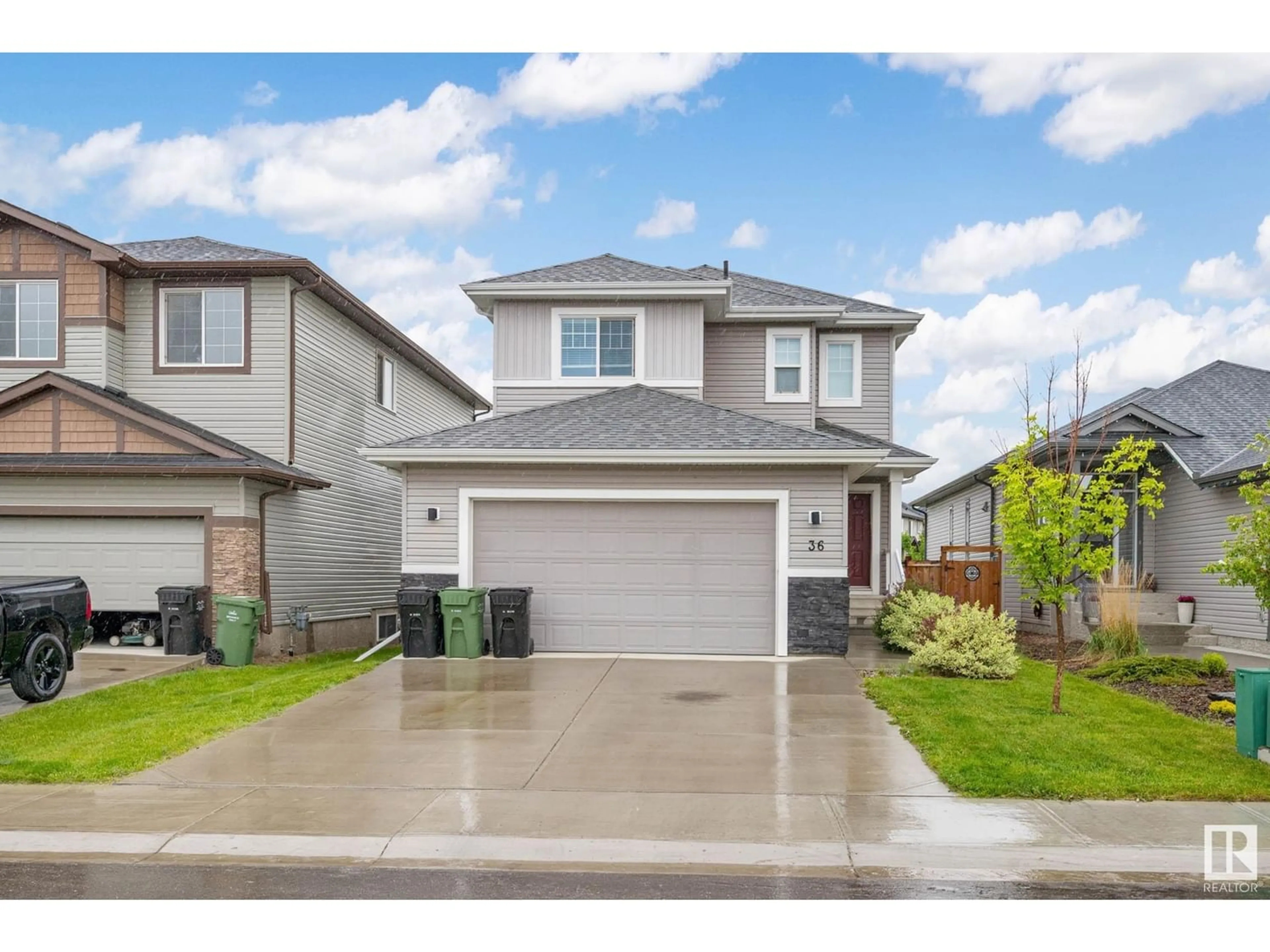 Frontside or backside of a home for 36 Roberts CL, Leduc Alberta T9E1K9