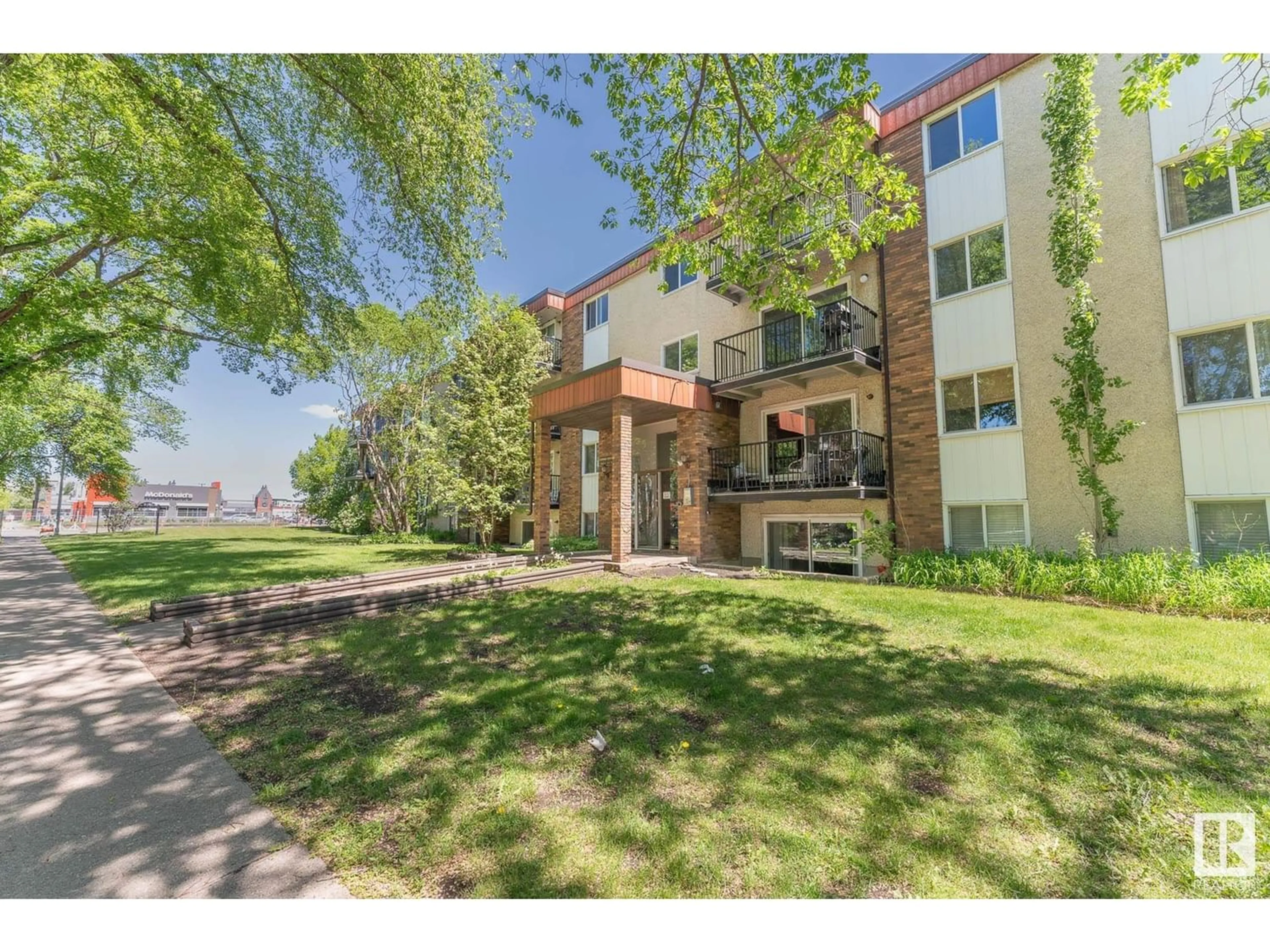A pic from exterior of the house or condo for #301 10335 117 ST NW, Edmonton Alberta T5K1X9