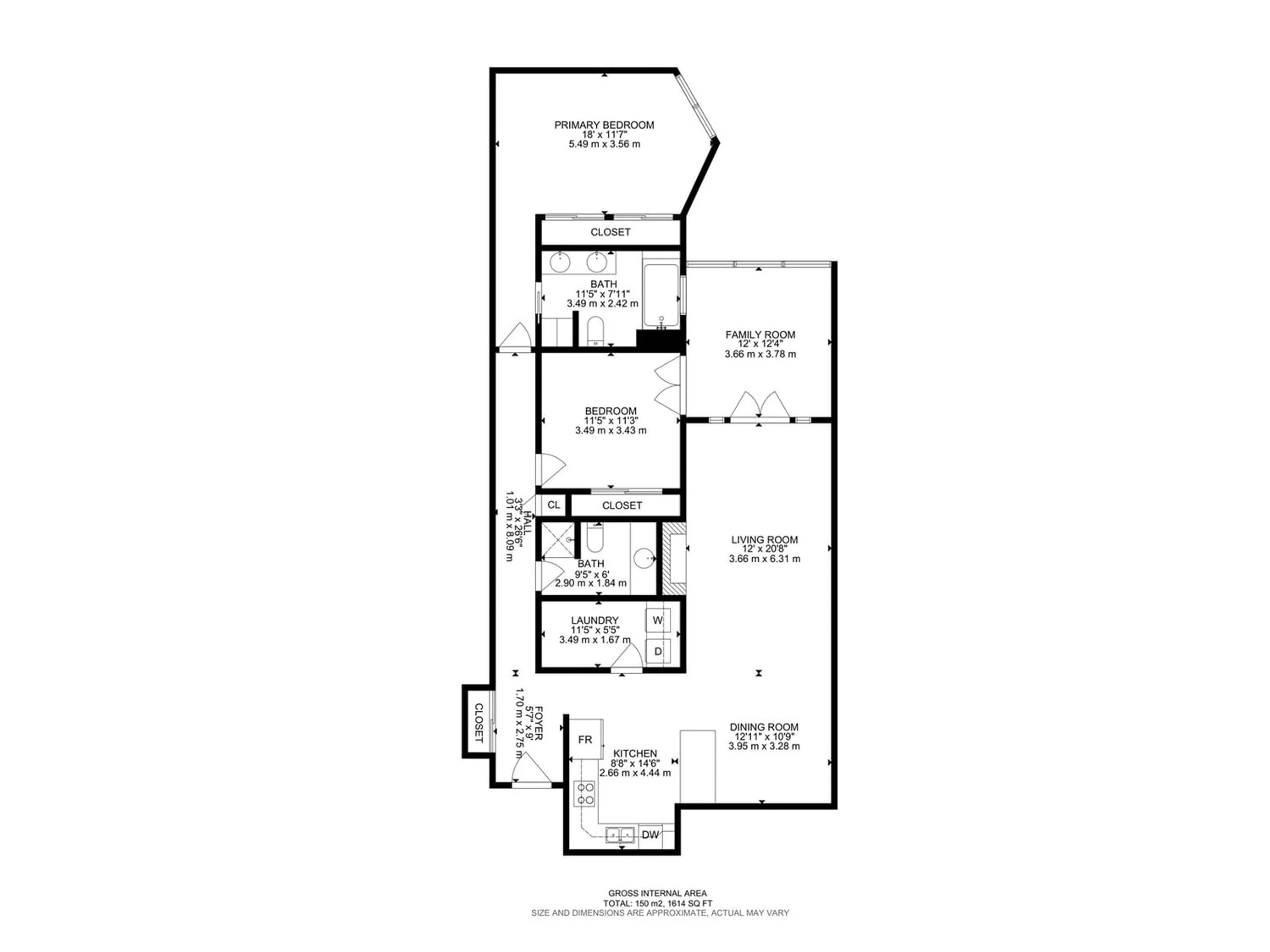Floor plan for #27 10172 118 ST NW, Edmonton Alberta T5K1Y4