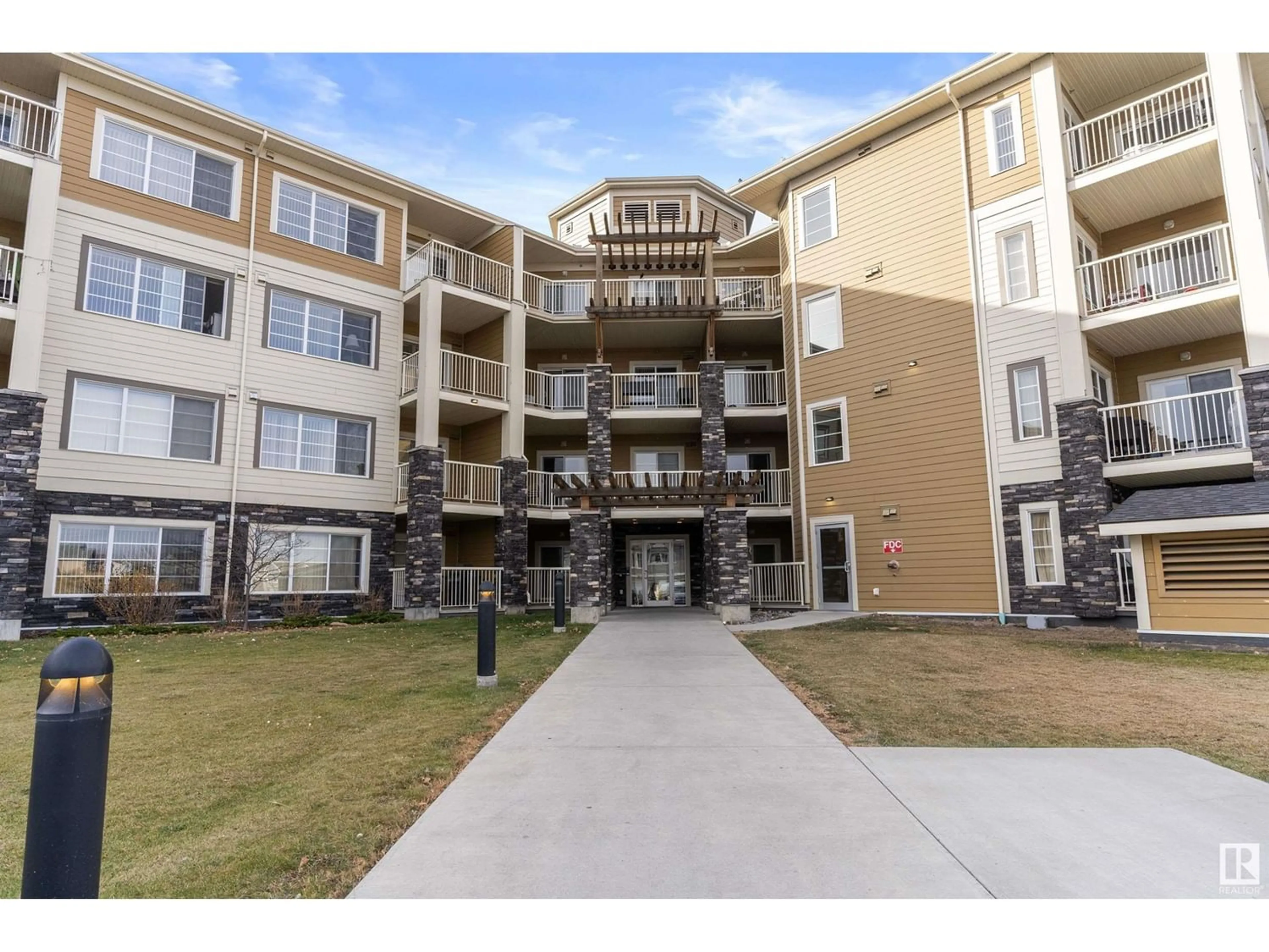 A pic from exterior of the house or condo for #305 3670 139 AV NW NW, Edmonton Alberta T5Y3N5