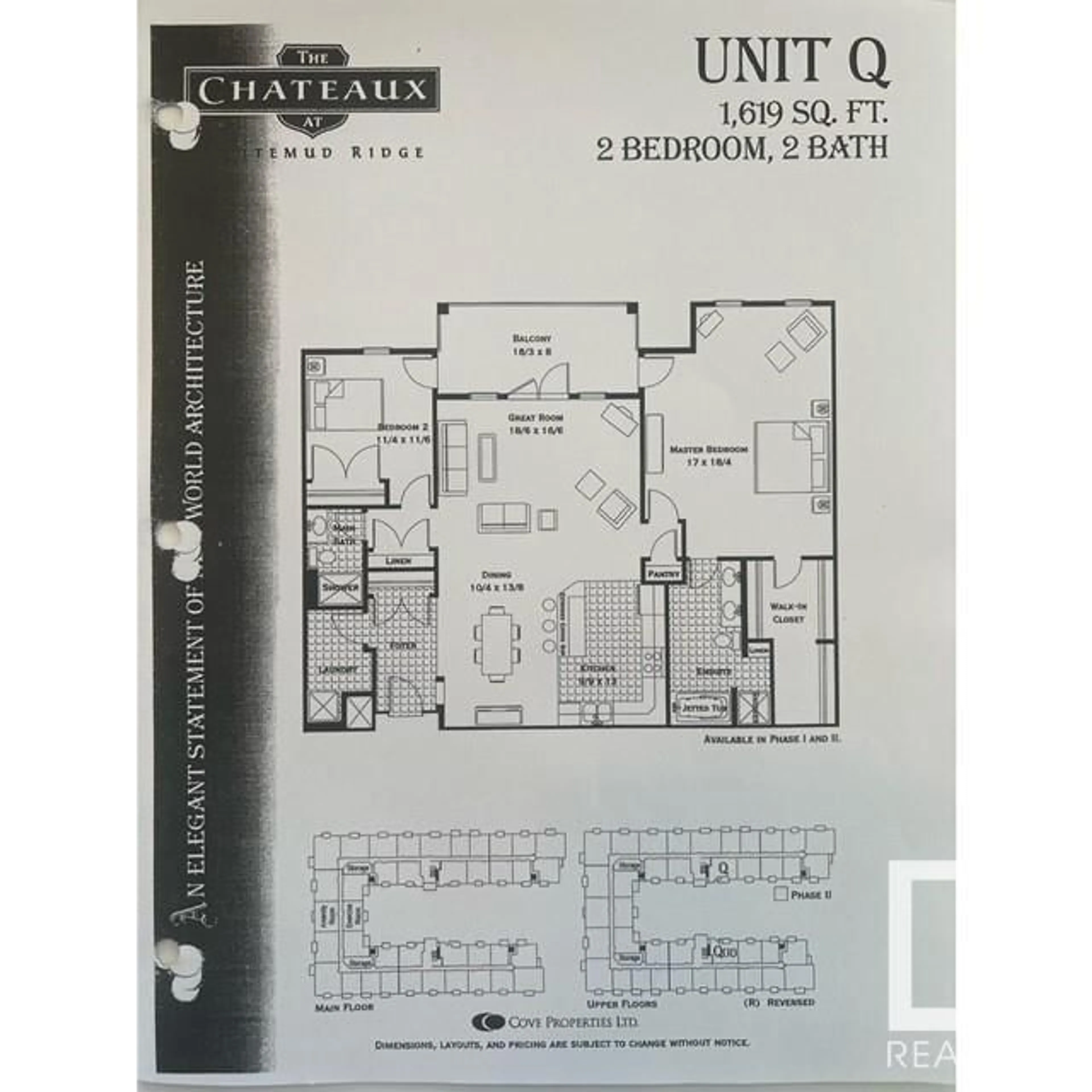 Floor plan for #420 1406 HODGSON WY NW, Edmonton Alberta T6R3K1