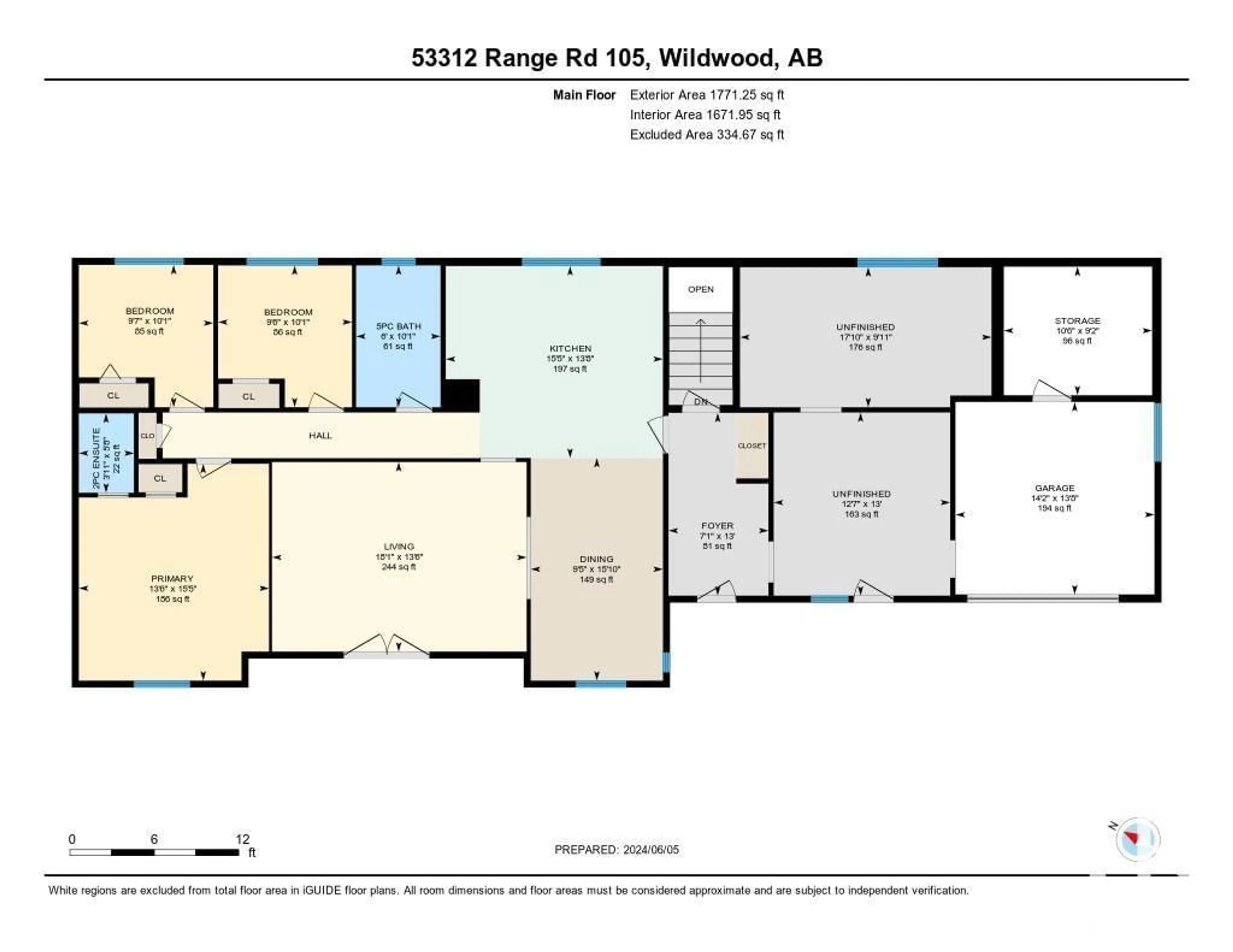 Floor plan for 53312 Range Road 105, Rural Yellowhead Alberta T0E2M0