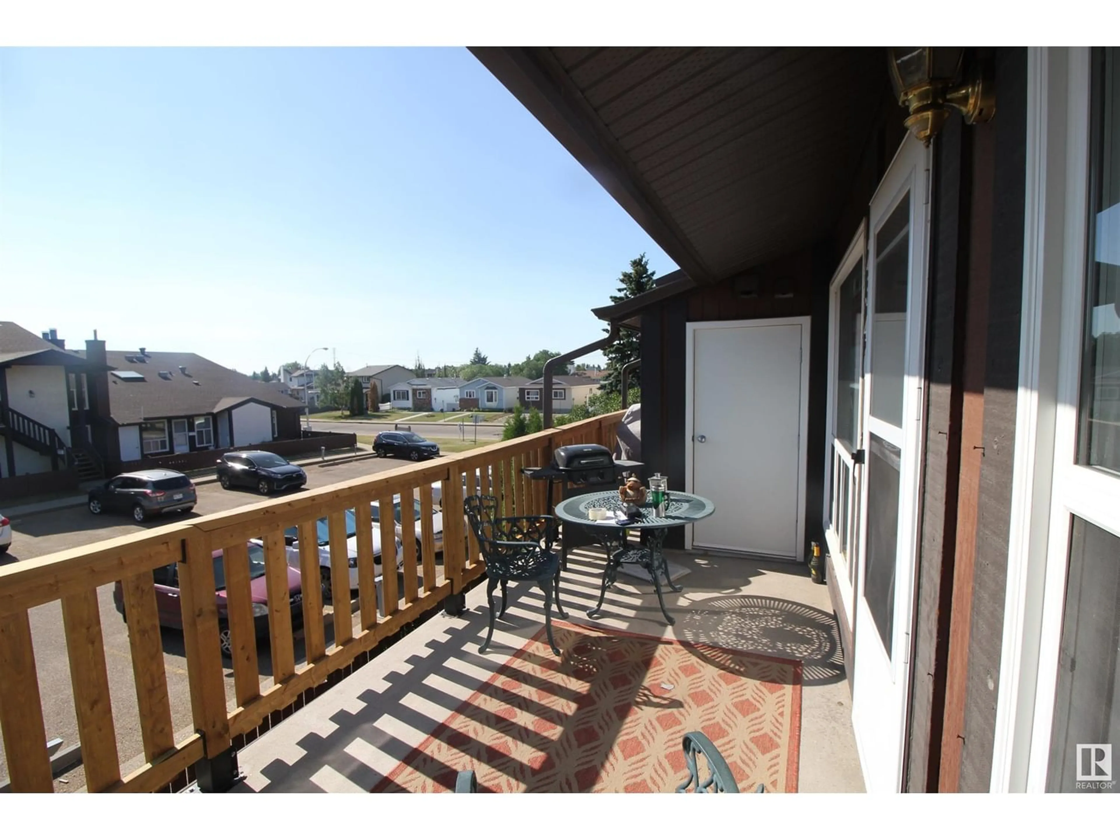 Balcony in the apartment for 2340 151 AV NW, Edmonton Alberta T5Y2L1