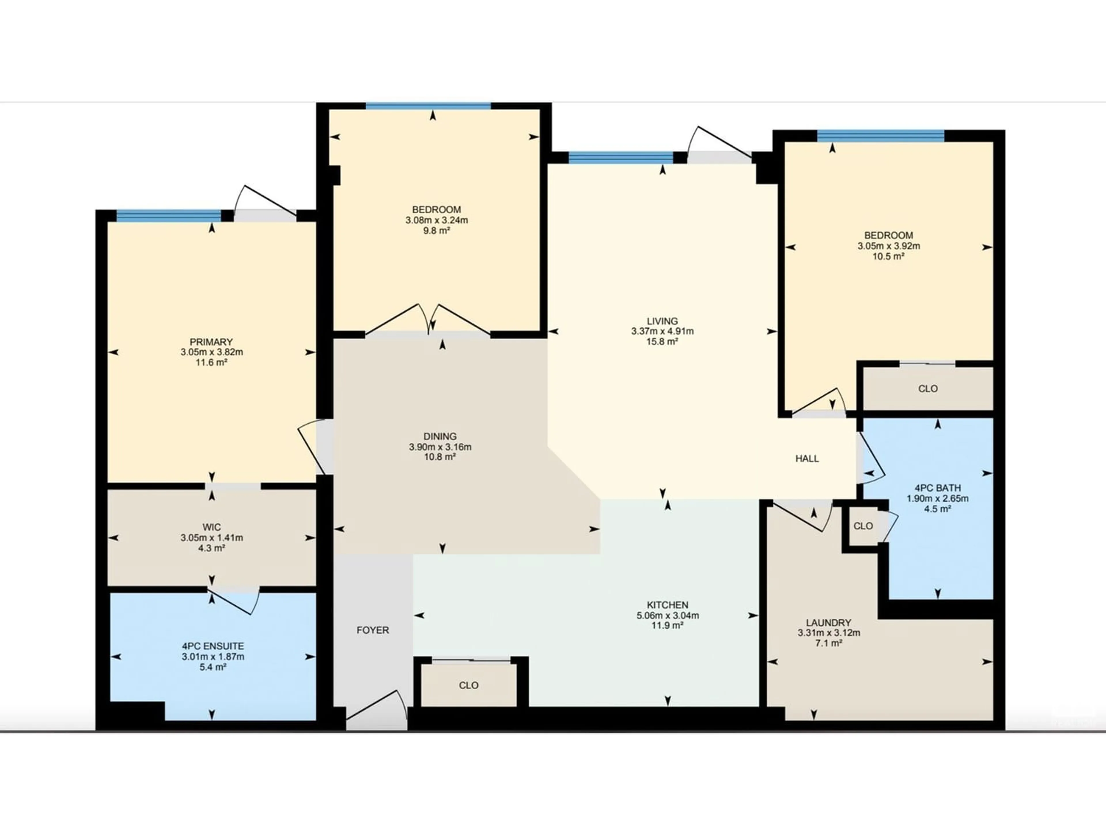 Floor plan for #414 5151 WINDERMERE BV SW, Edmonton Alberta T6W2K4