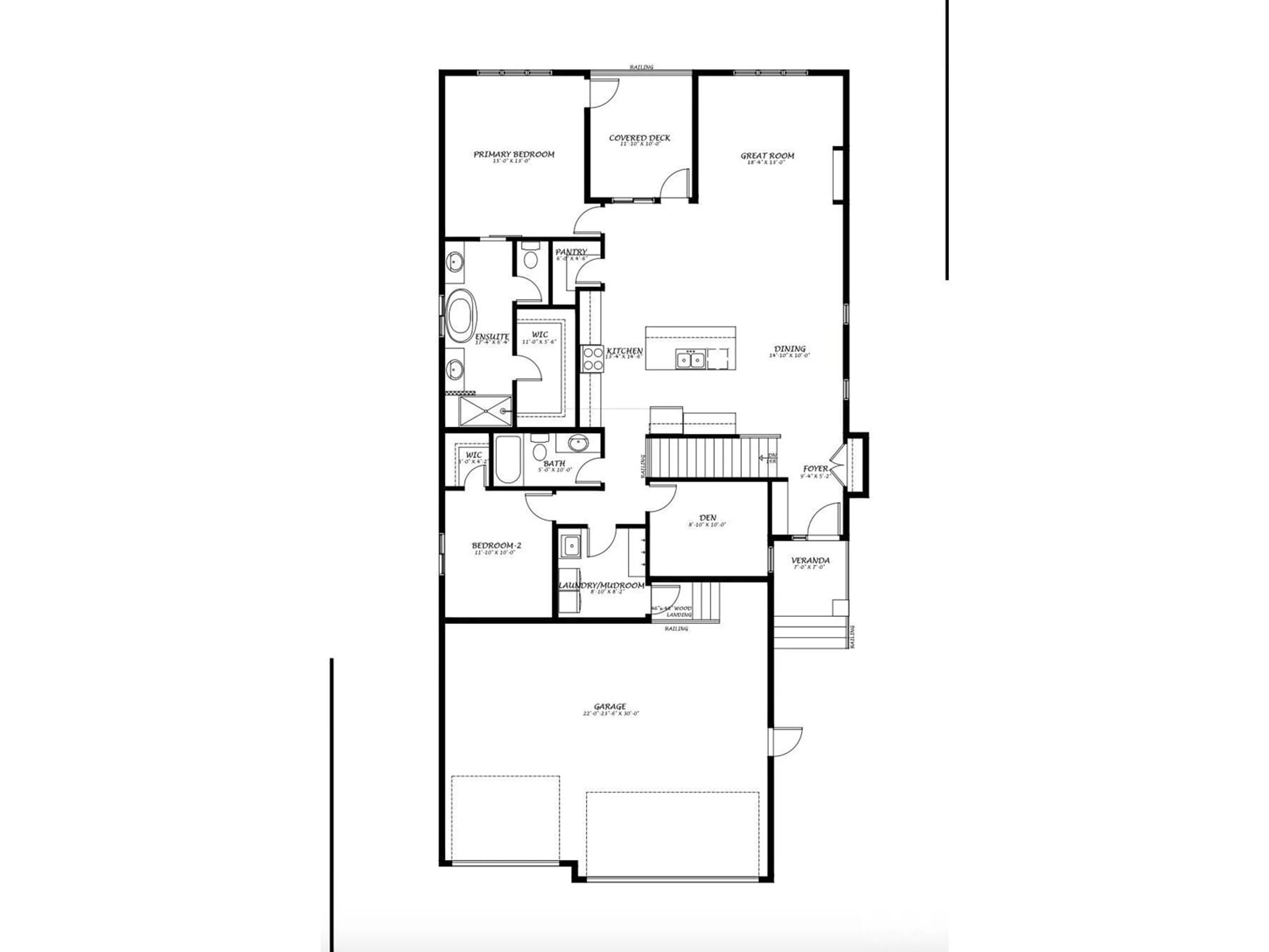 Floor plan for 19 ELWYCK GA, Spruce Grove Alberta T7X3M1