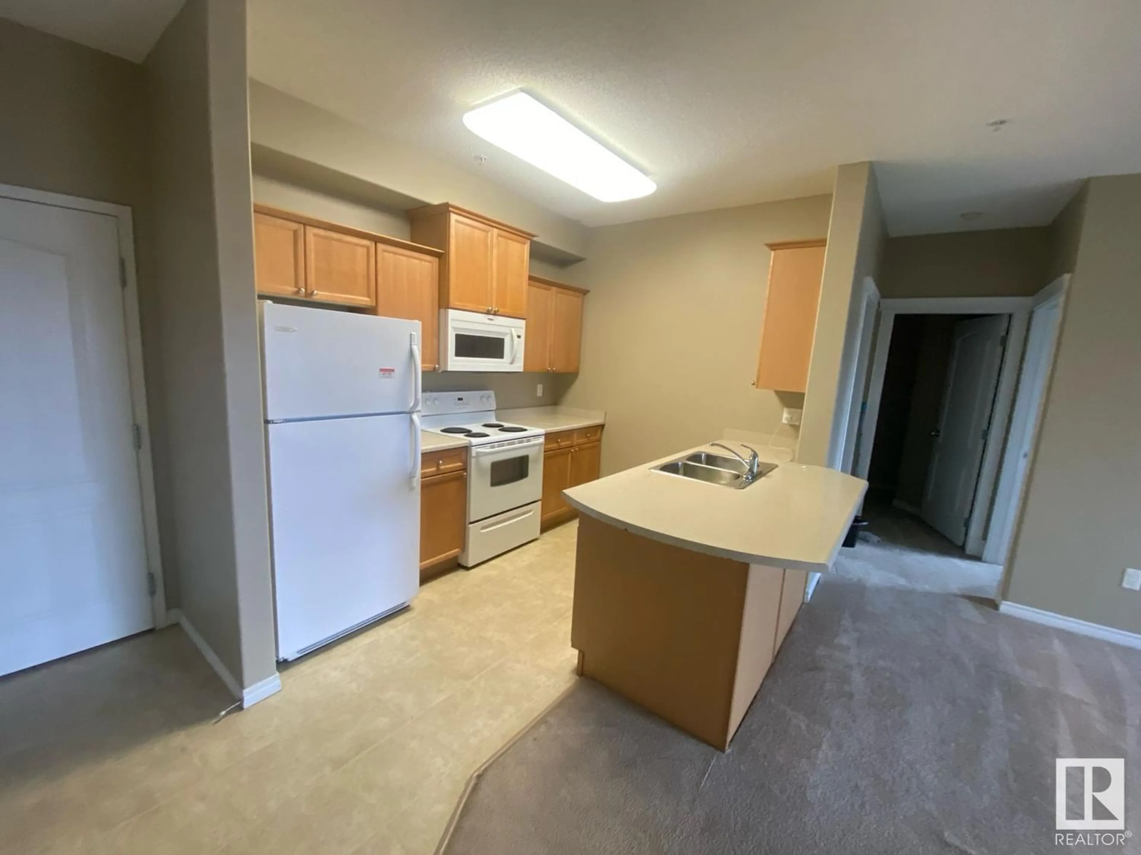 Standard kitchen for #233 16807 100 AV NW, Edmonton Alberta T5P4Z6