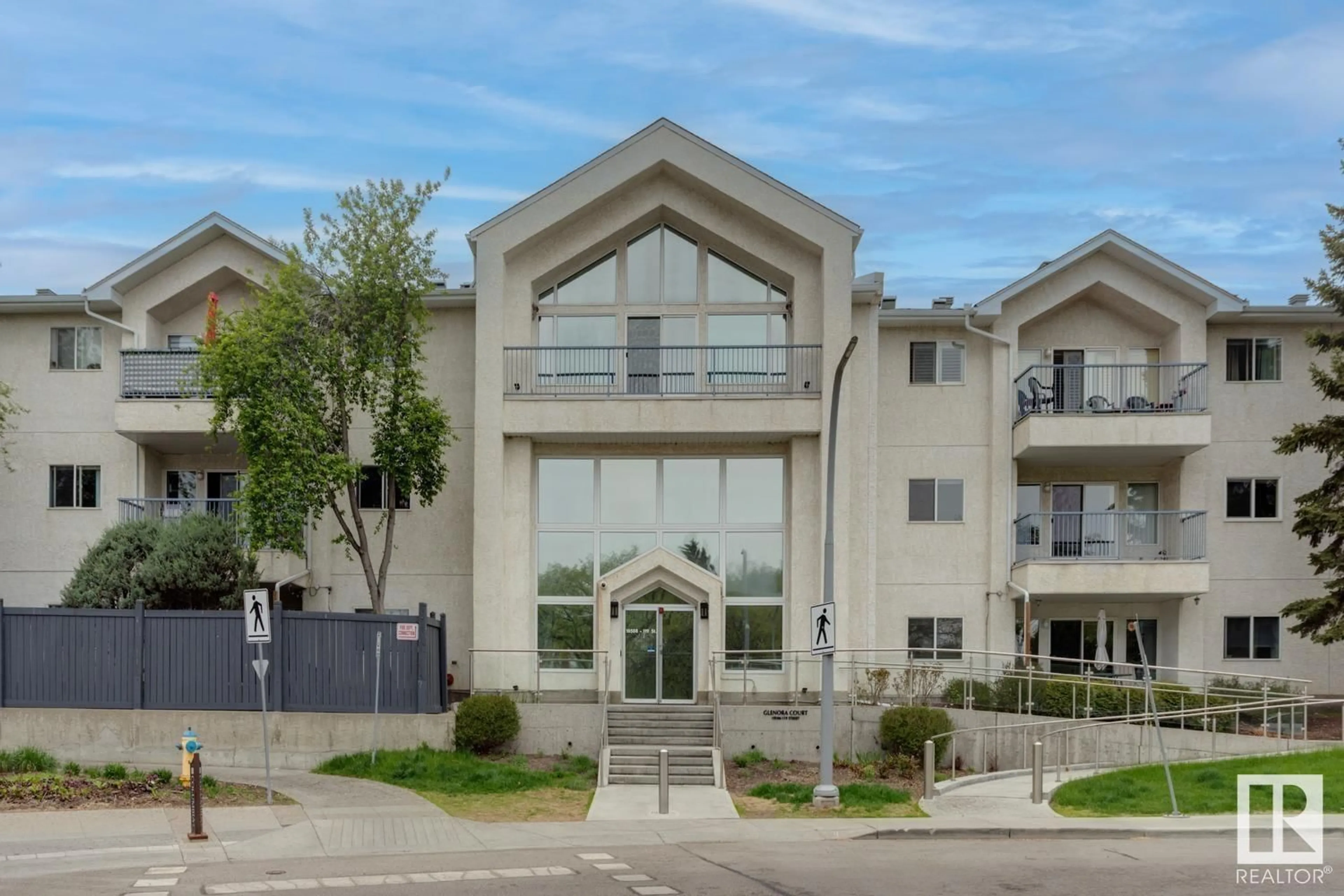 A pic from exterior of the house or condo for #119 10508 119 ST NW, Edmonton Alberta T5H4M1