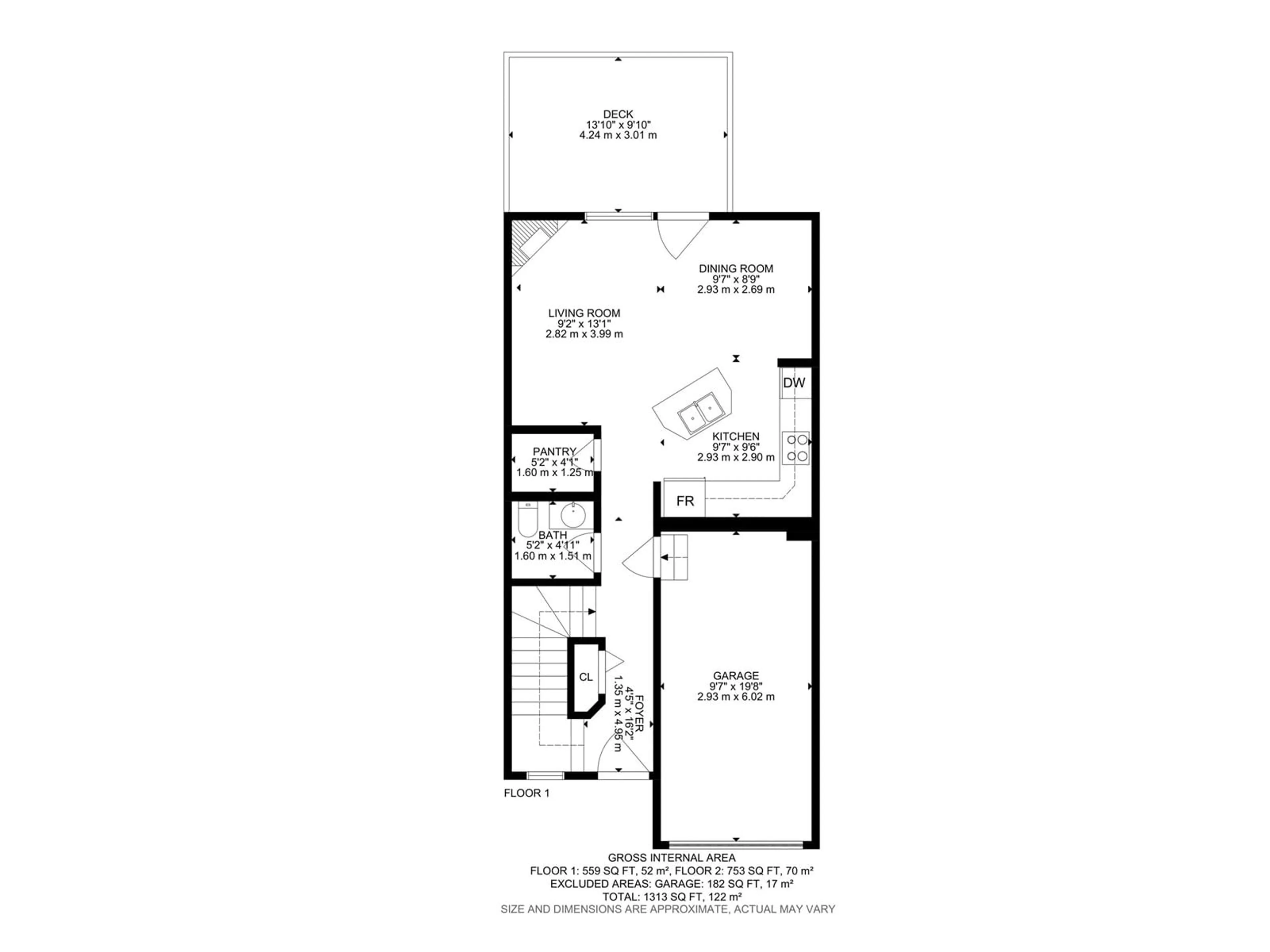 Floor plan for #146 101 DEER VALLEY DR, Leduc Alberta T9E0S3