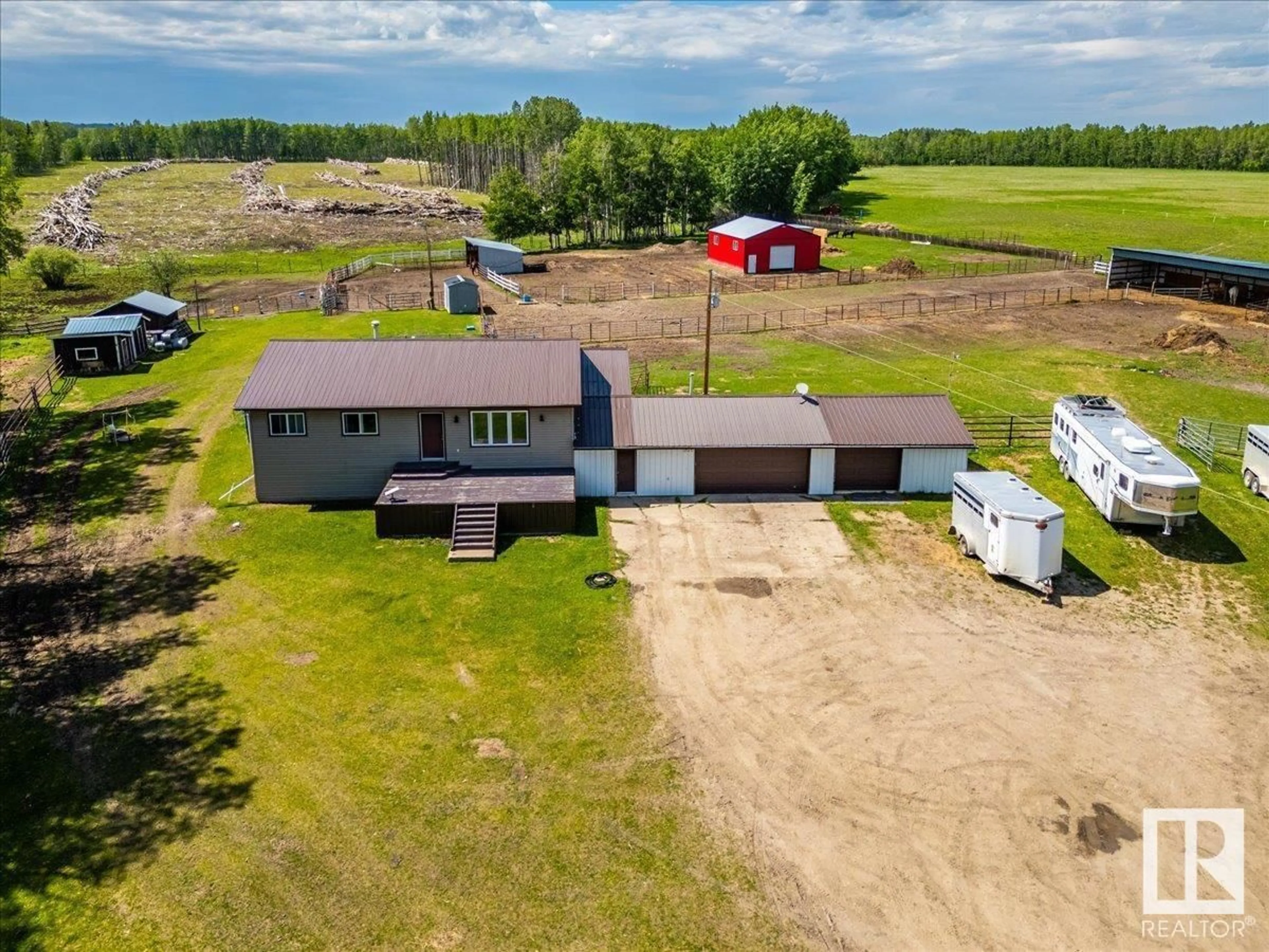 Frontside or backside of a home for 48504 Rge Rd 24, Rural Leduc County Alberta T0C2T0