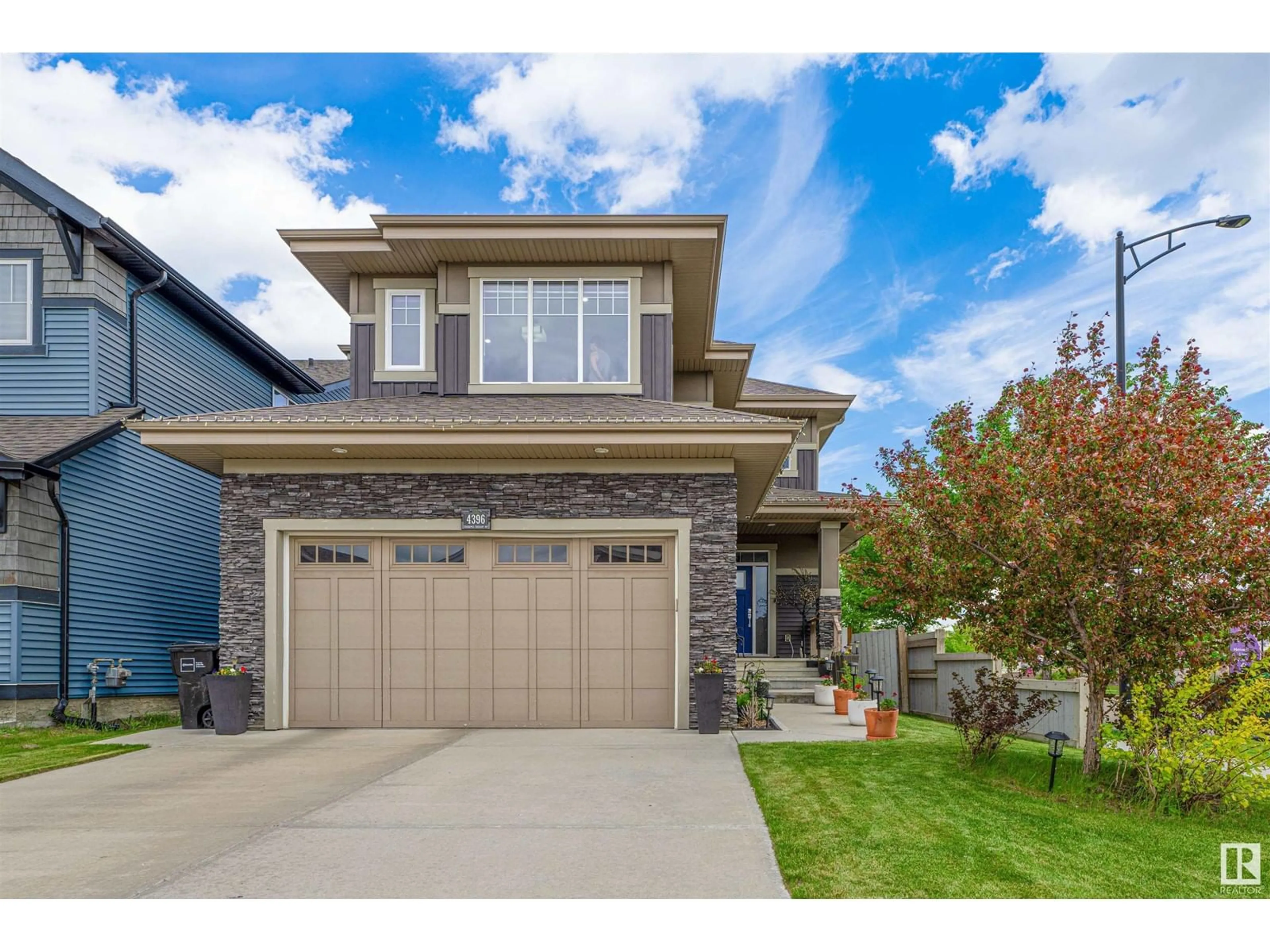 Frontside or backside of a home for 4396 CRABAPPLE CR SW, Edmonton Alberta T6X0X9
