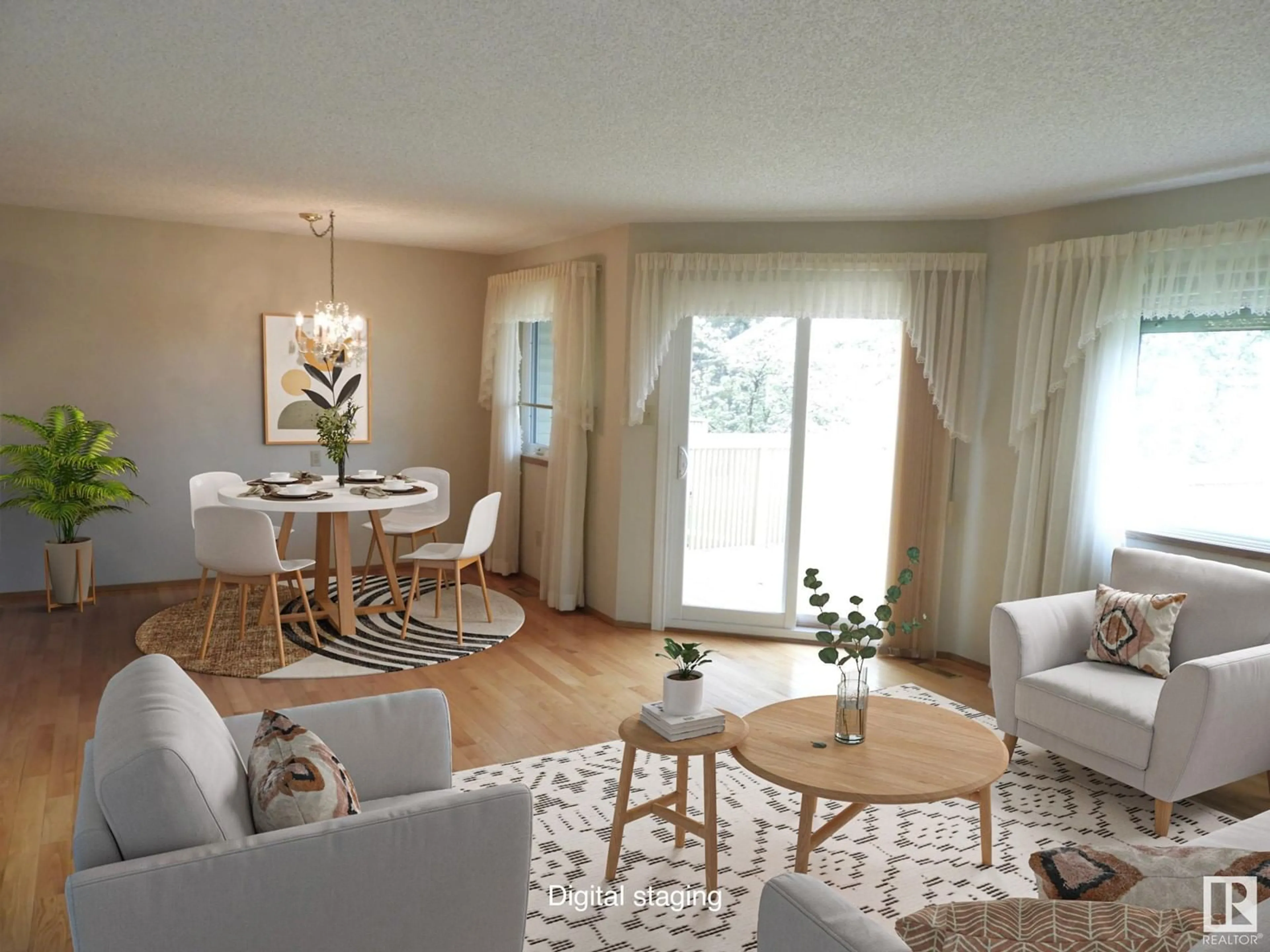 Living room for 10626 153 AV NW, Edmonton Alberta T5X5R5
