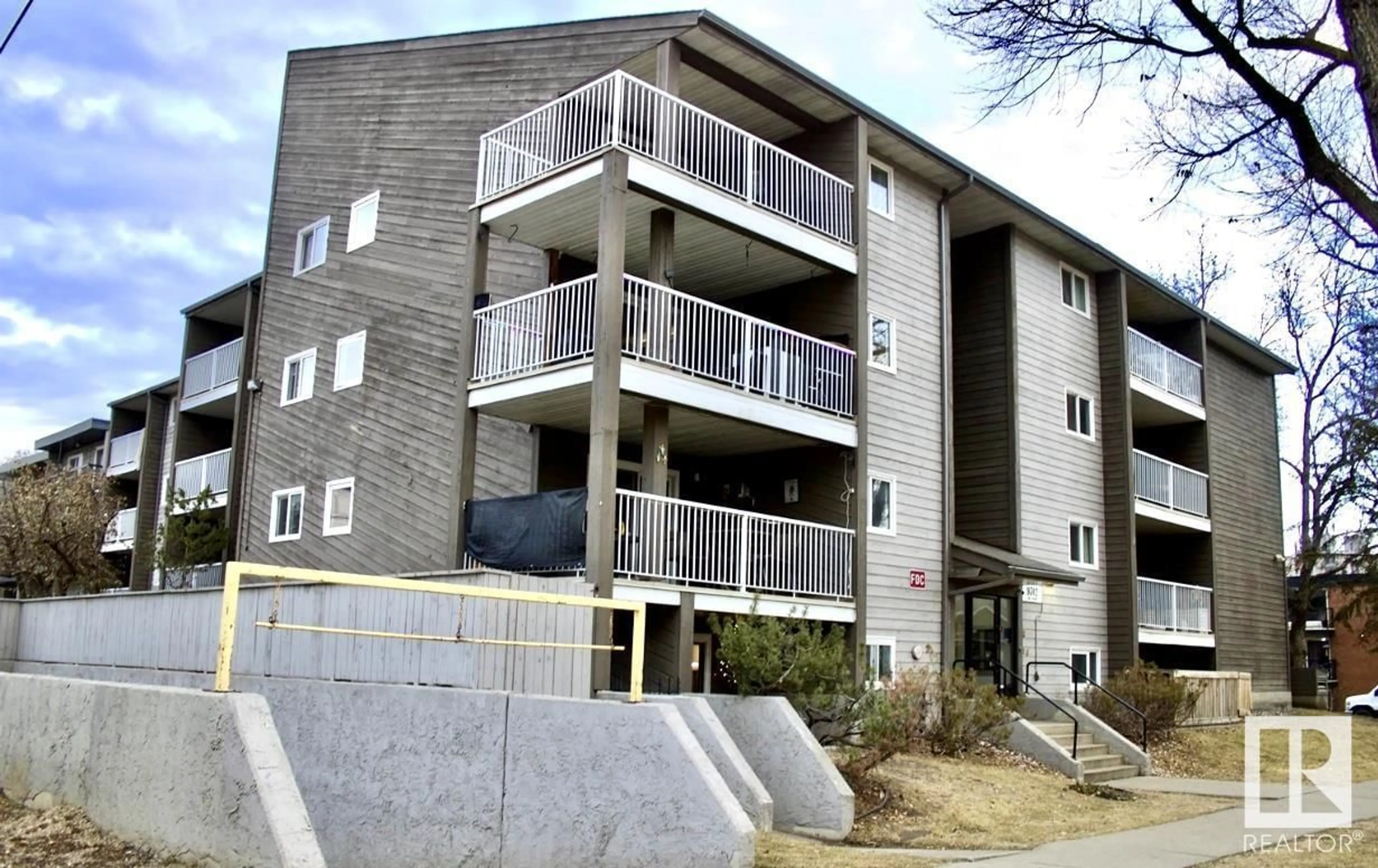 A pic from exterior of the house or condo for #208 9312 104 AV NW, Edmonton Alberta T5H4G7