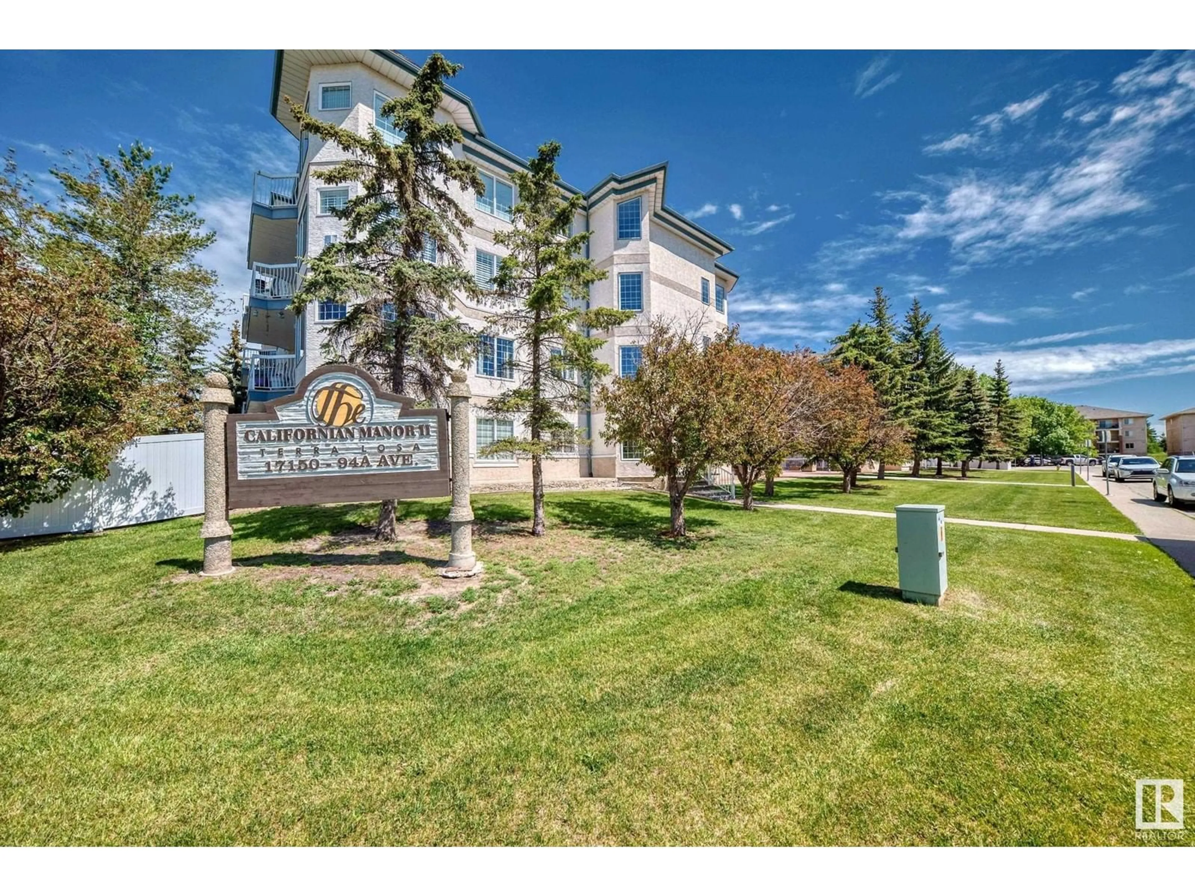 A pic from exterior of the house or condo for #212 17150 94A AV NW, Edmonton Alberta T5T6L7