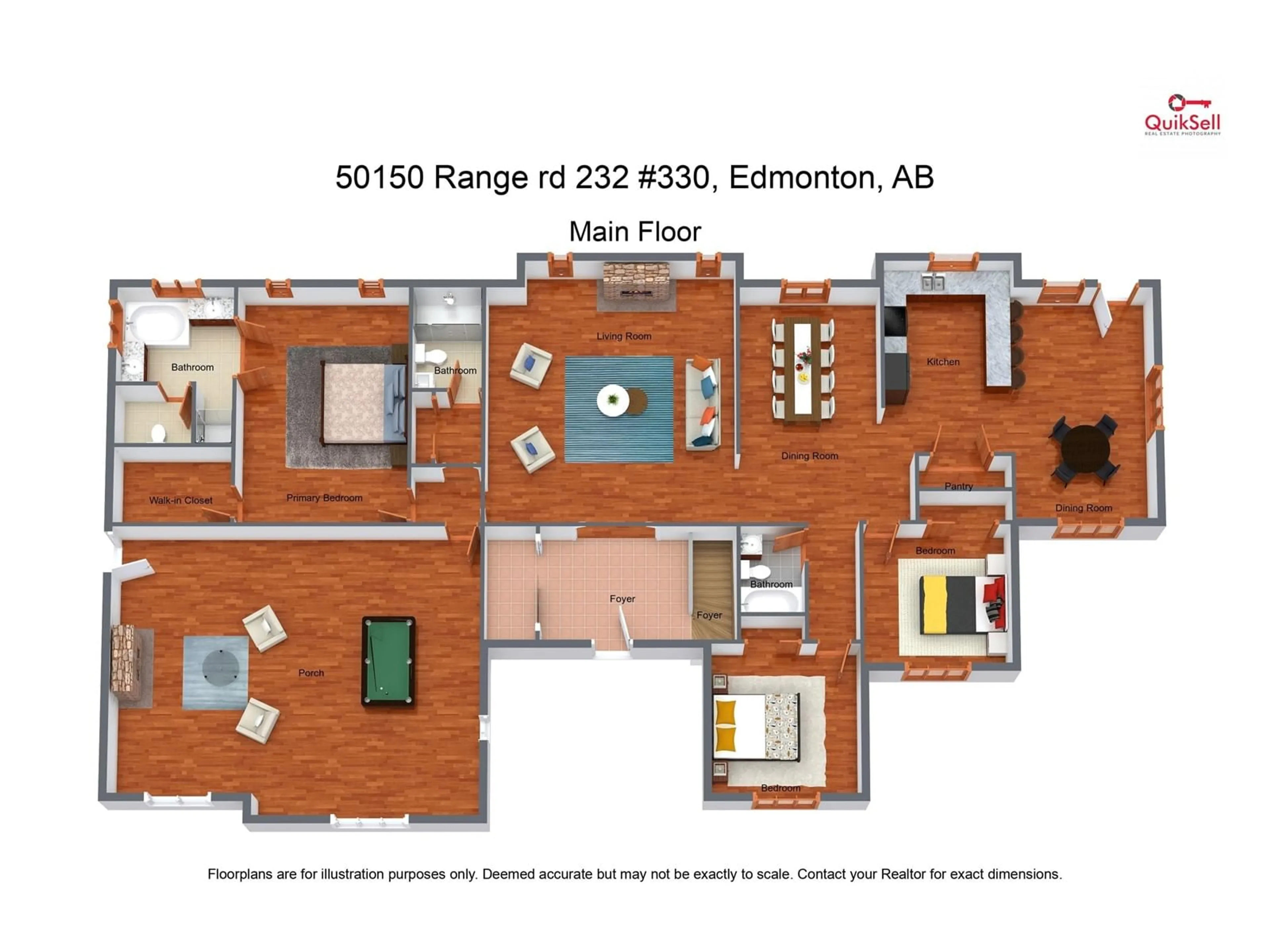 Floor plan for 330 50150 Rge Rd 232, Rural Leduc County Alberta T4R0K8