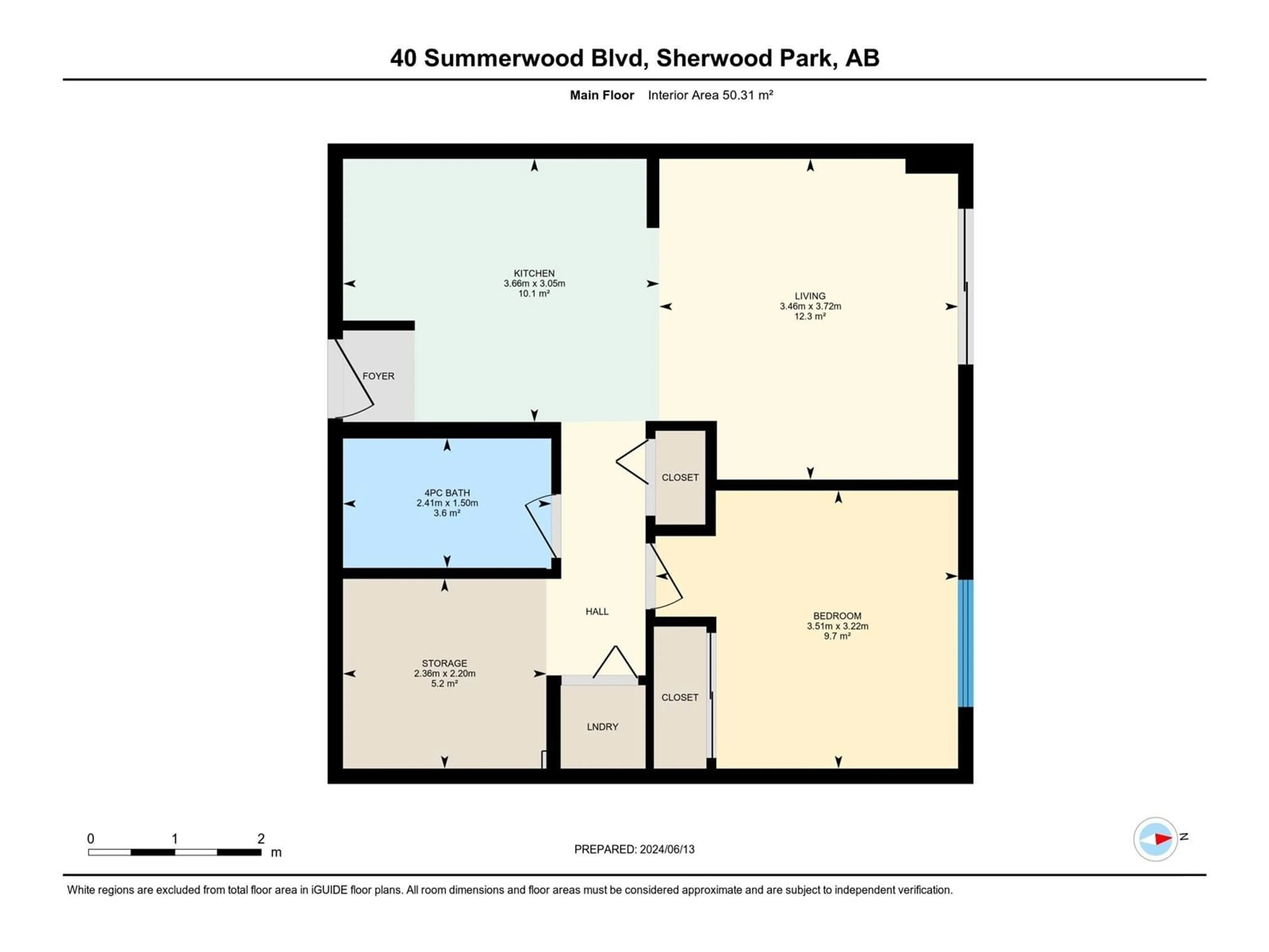 Floor plan for #115 40 SUMMERWOOD BV, Sherwood Park Alberta T8H0C2