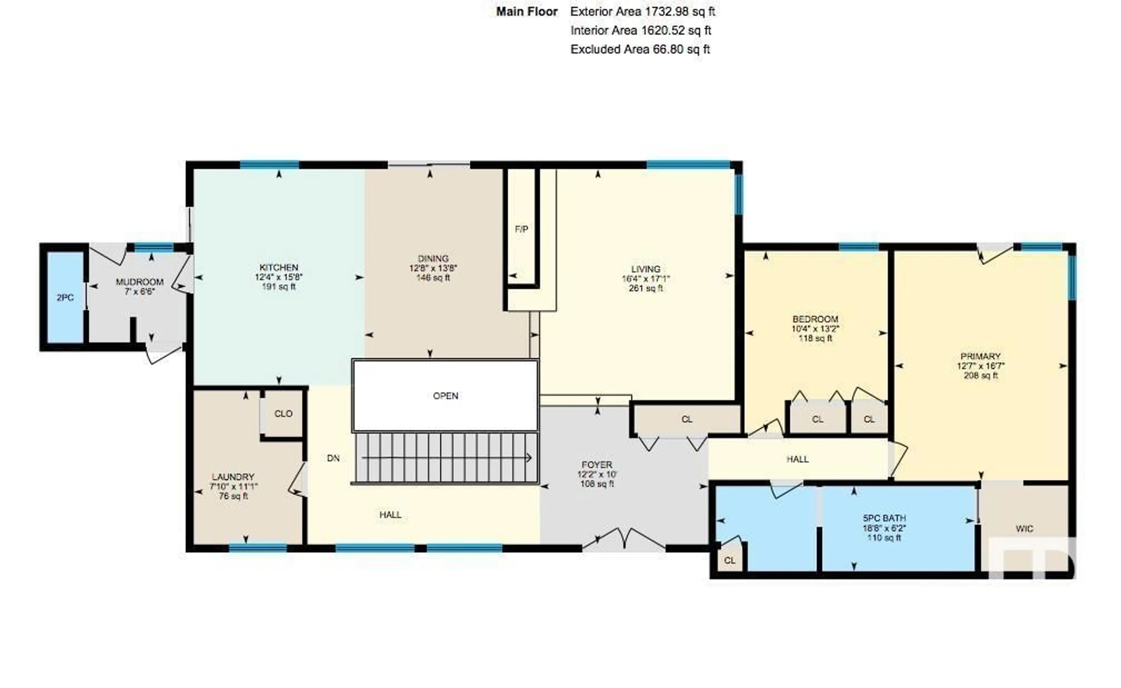 Floor plan for #13 27222 TWP RD 514, Rural Parkland County Alberta T7Y1H3