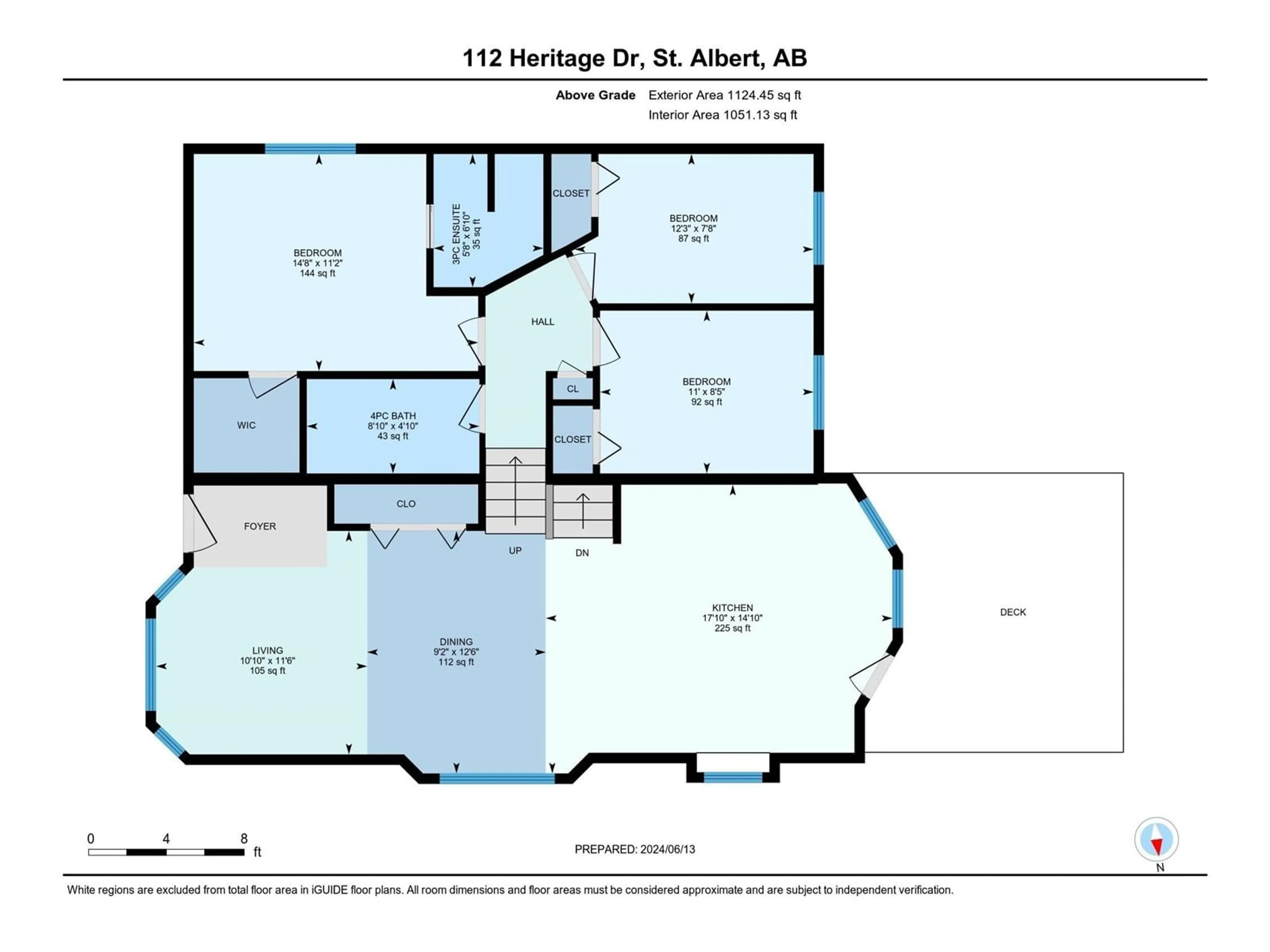 Floor plan for 112 Heritage DR, St. Albert Alberta T8N6P7