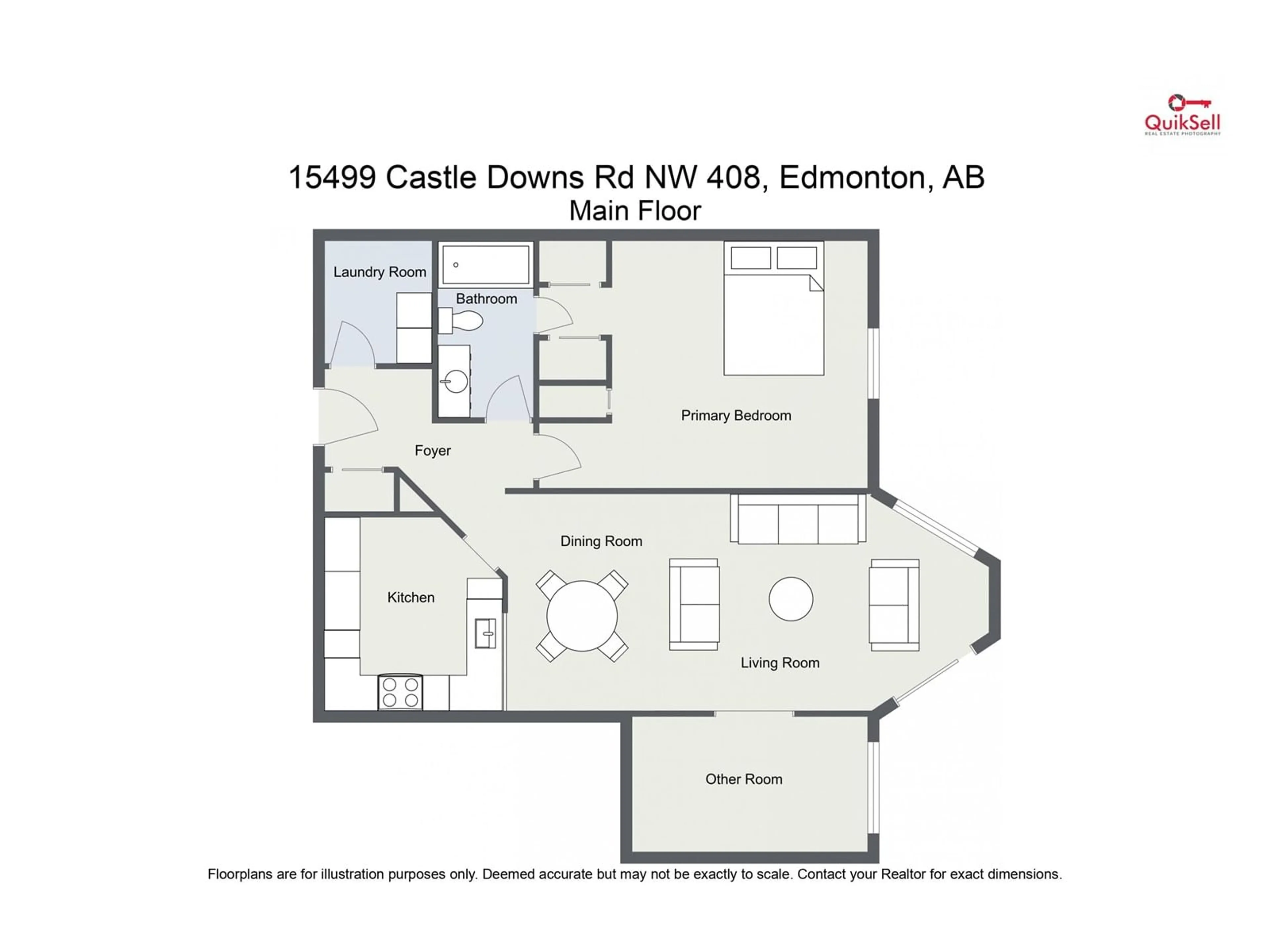 Floor plan for #408 15499 CASTLE DOWNS RD NW, Edmonton Alberta T5X5Y3