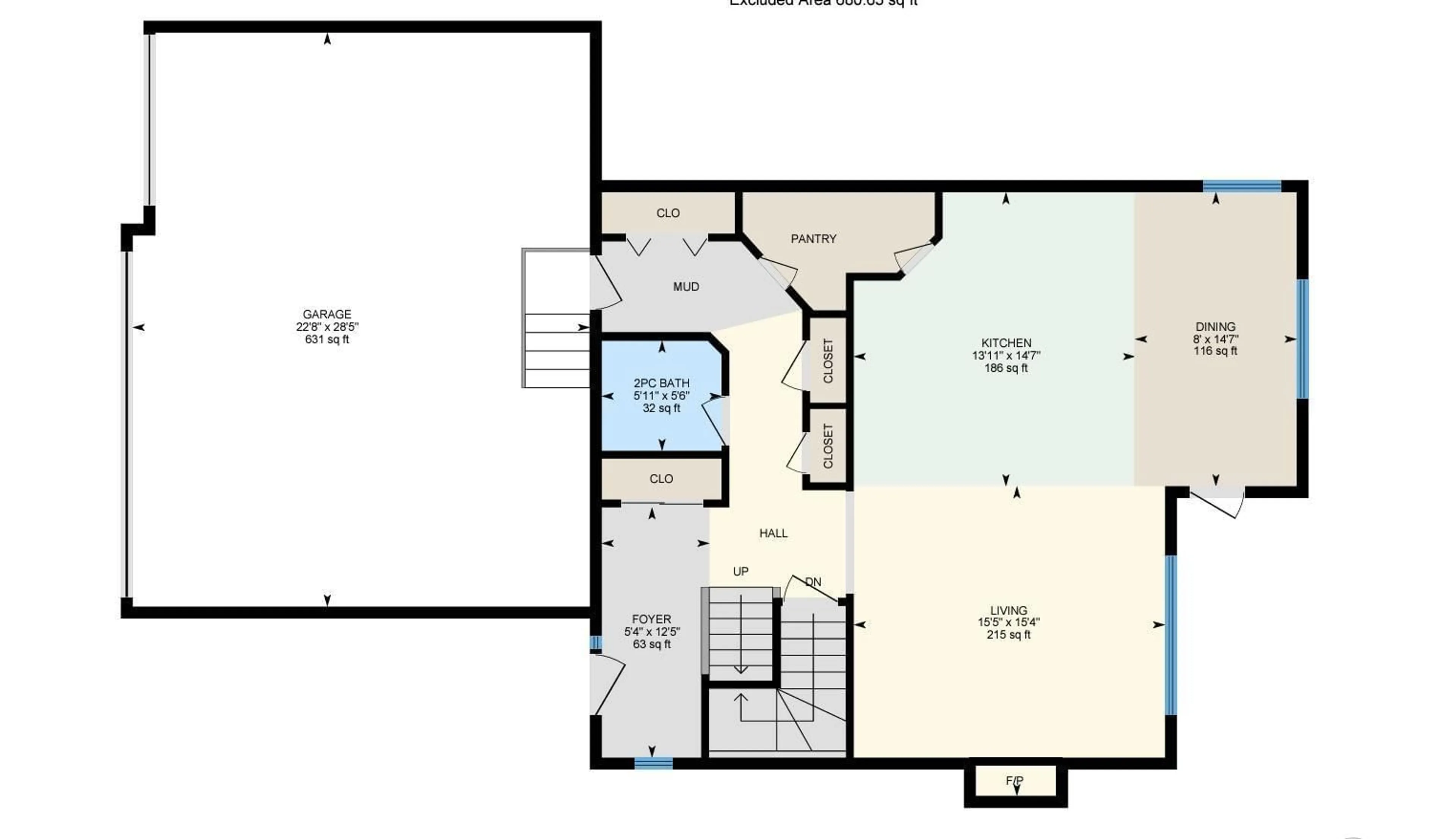 Floor plan for 6507 37 AV, Beaumont Alberta T4X0G6