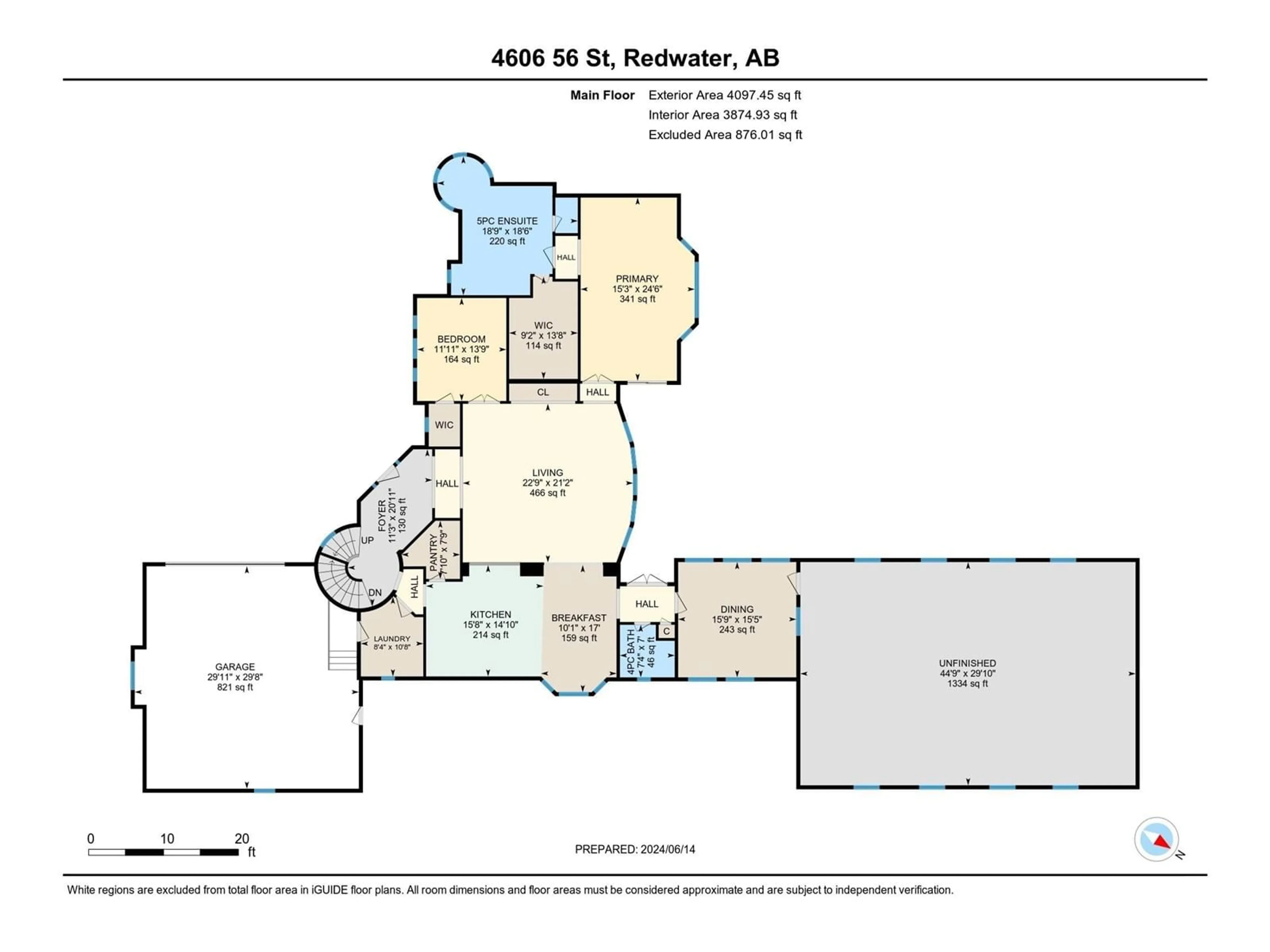 Floor plan for 4606 57 ST, Two Hills Alberta T0B4K0