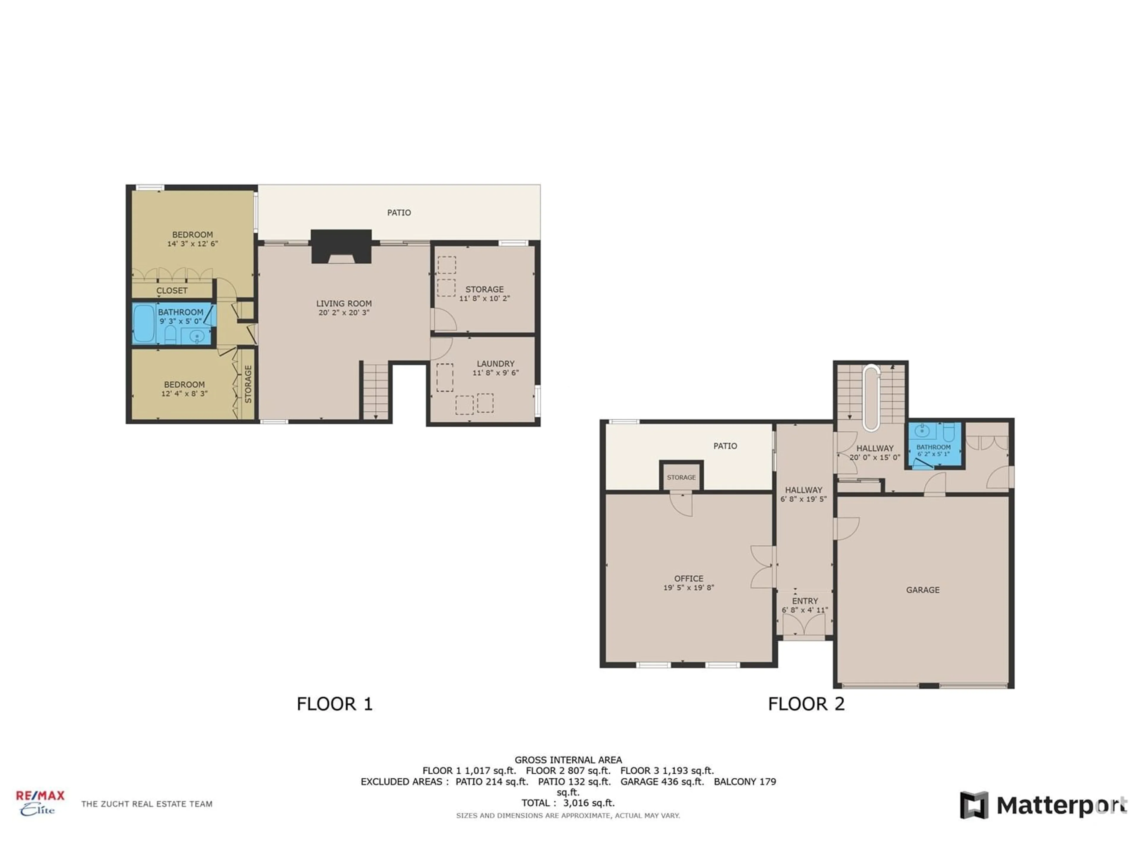Floor plan for 10508 102 AV, Fort Saskatchewan Alberta T8L2B7