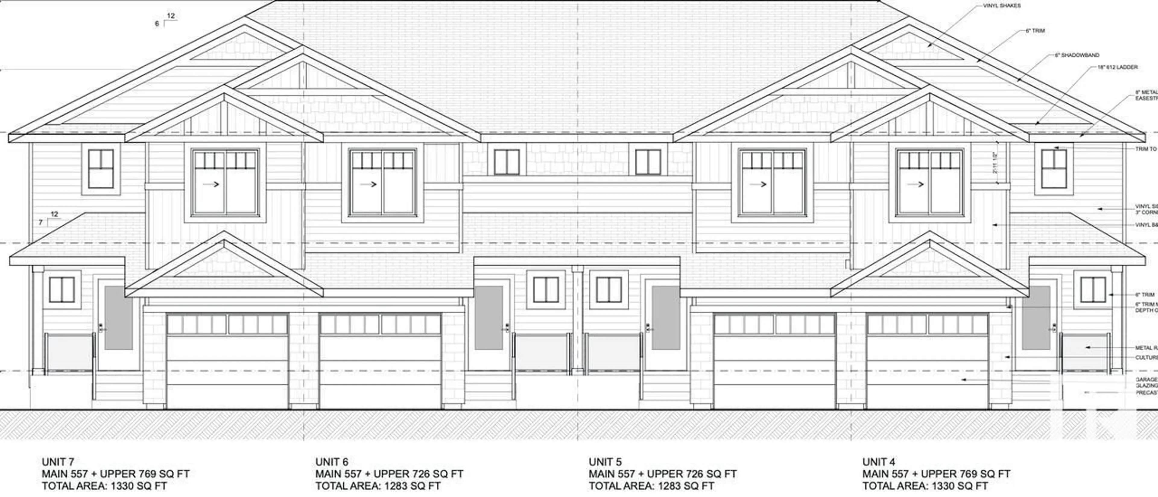 Floor plan for #7 13139 205 ST NW, Edmonton Alberta T5S0N1