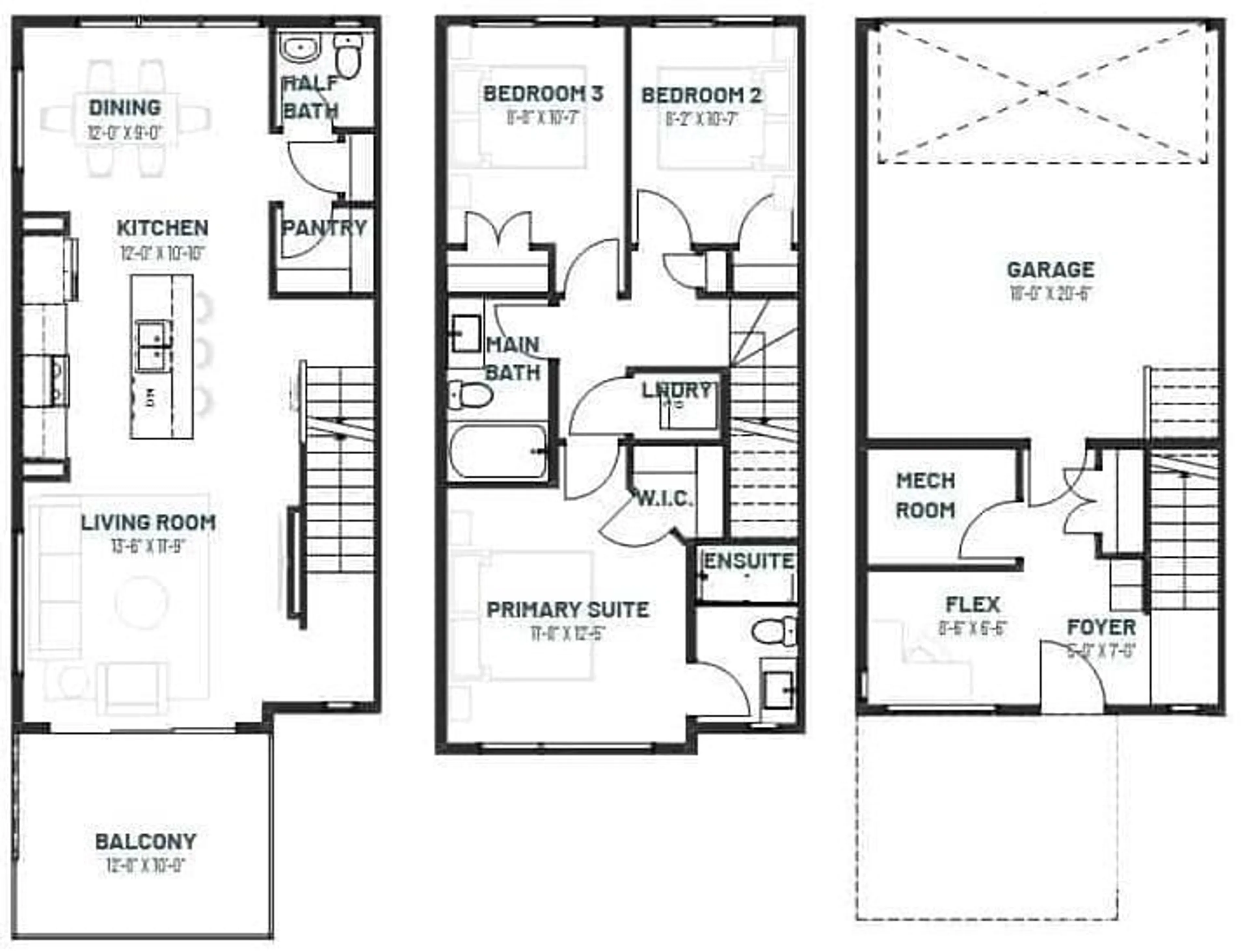 Floor plan for 319 32 ST SW, Edmonton Alberta T6X3C8