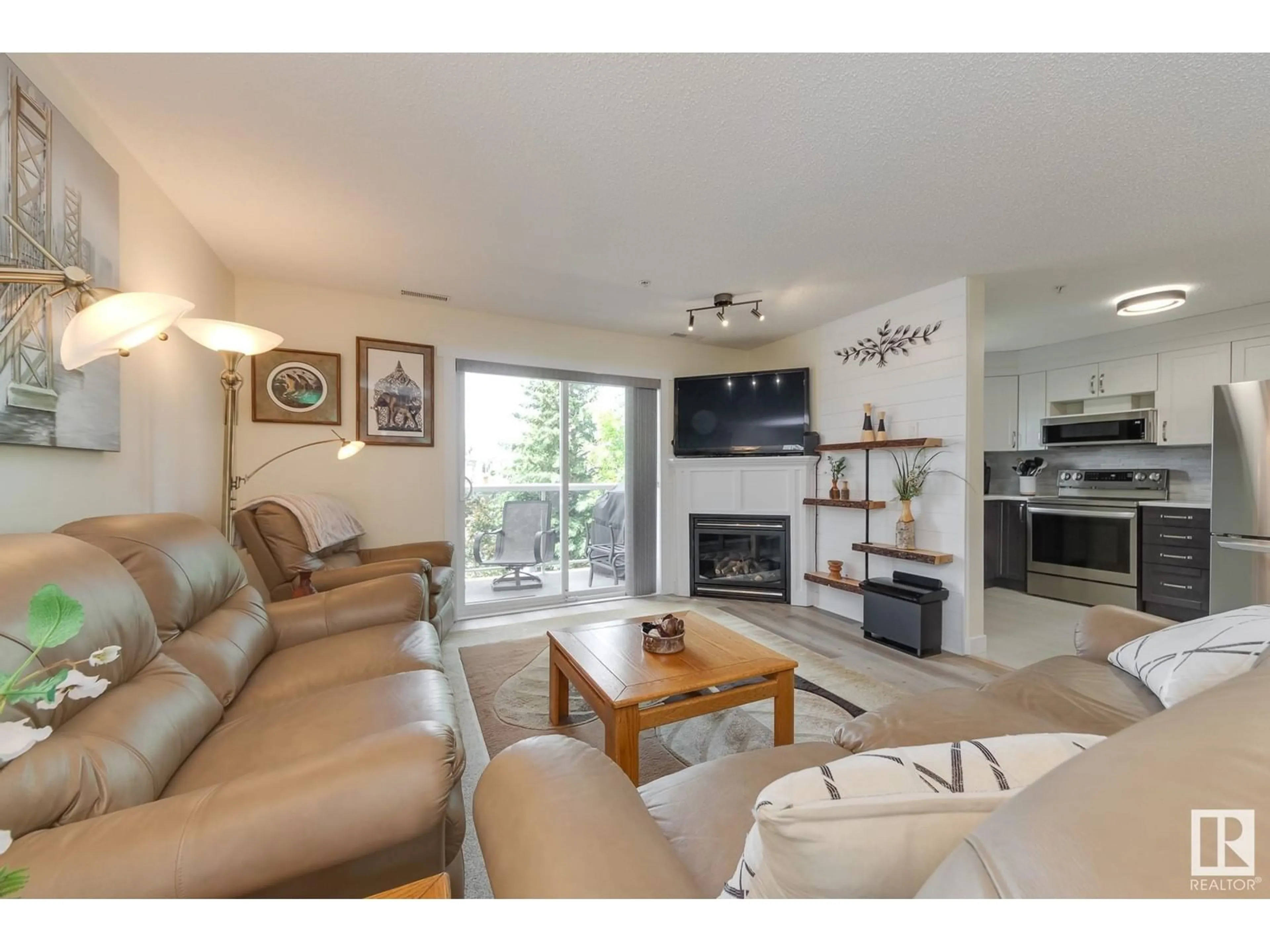 Living room for #202 16035 132 ST NW, Edmonton Alberta T6V0B4