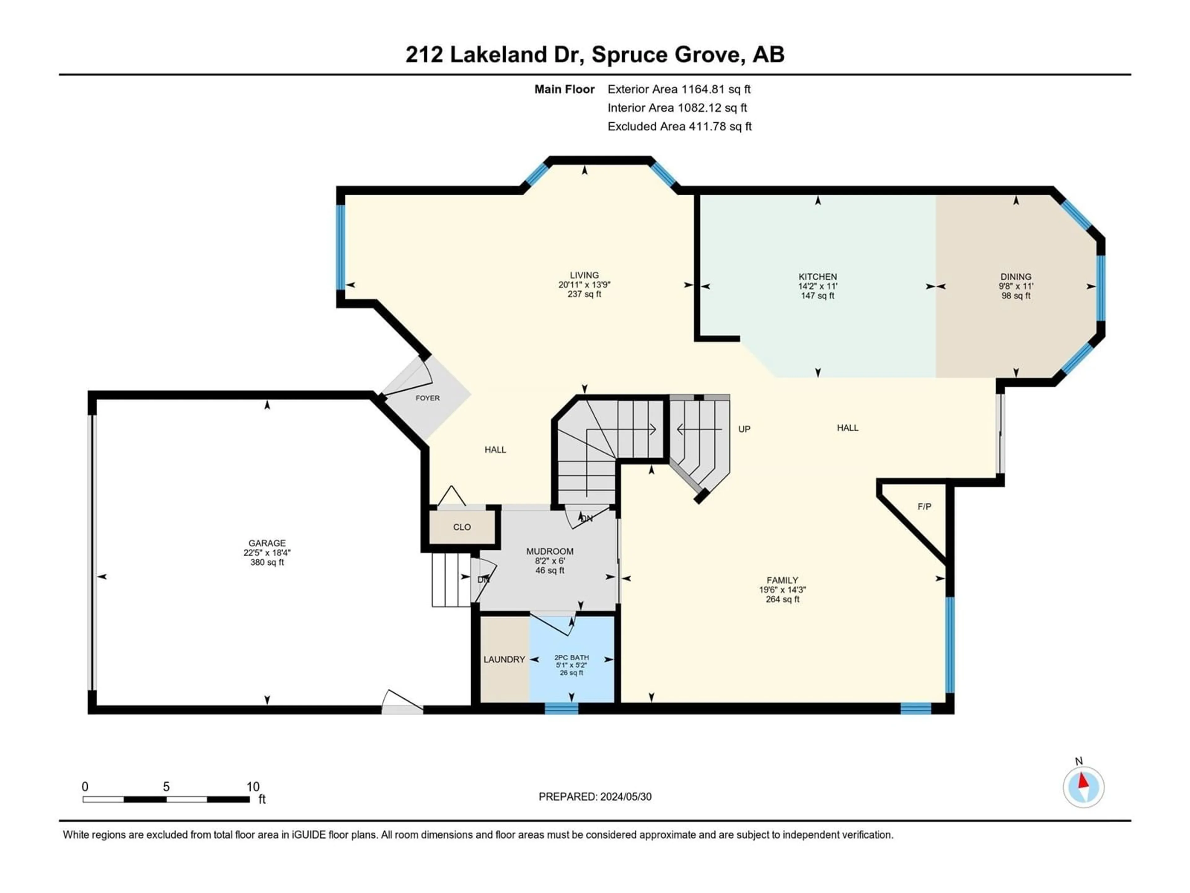 Floor plan for 212 LAKELAND DR, Spruce Grove Alberta T7X3W7