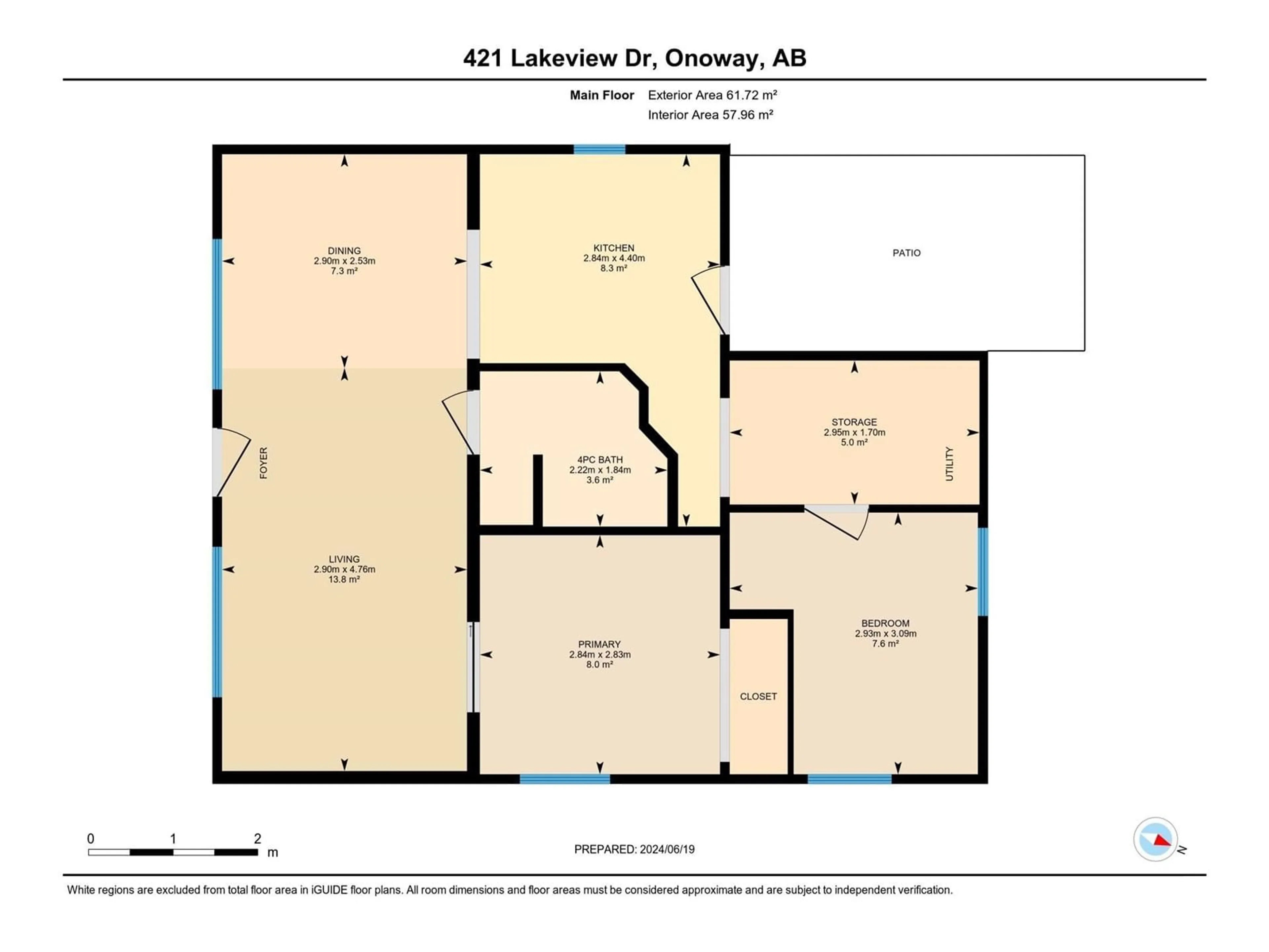 Floor plan for 421 Lakeview DR, Rural Lac Ste. Anne County Alberta T0E1V0