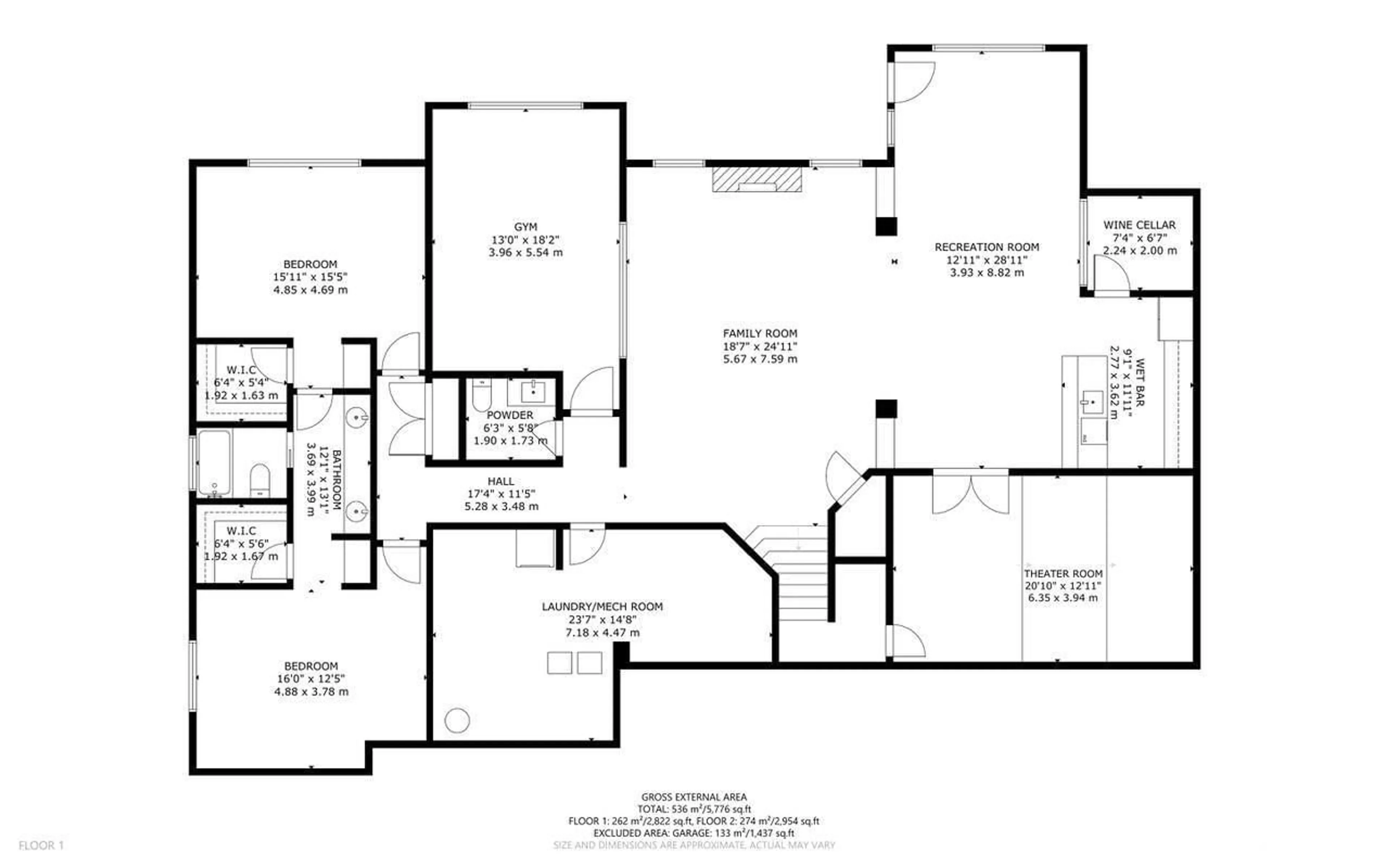 Floor plan for #2 53120 RGE RD 15, Rural Parkland County Alberta T7Y2E4