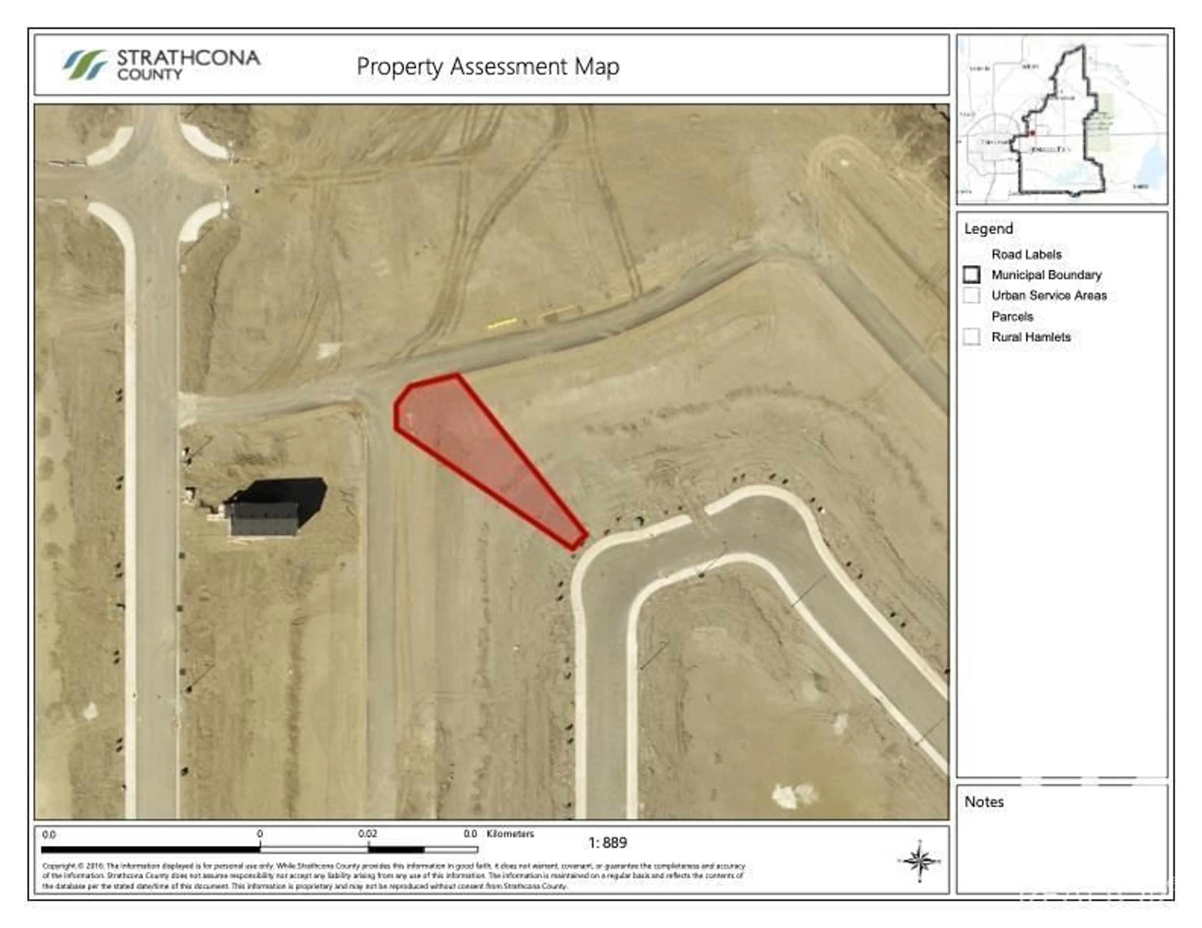 Picture of a map for 106 Cerbat CR, Sherwood Park Alberta T8H2Z8