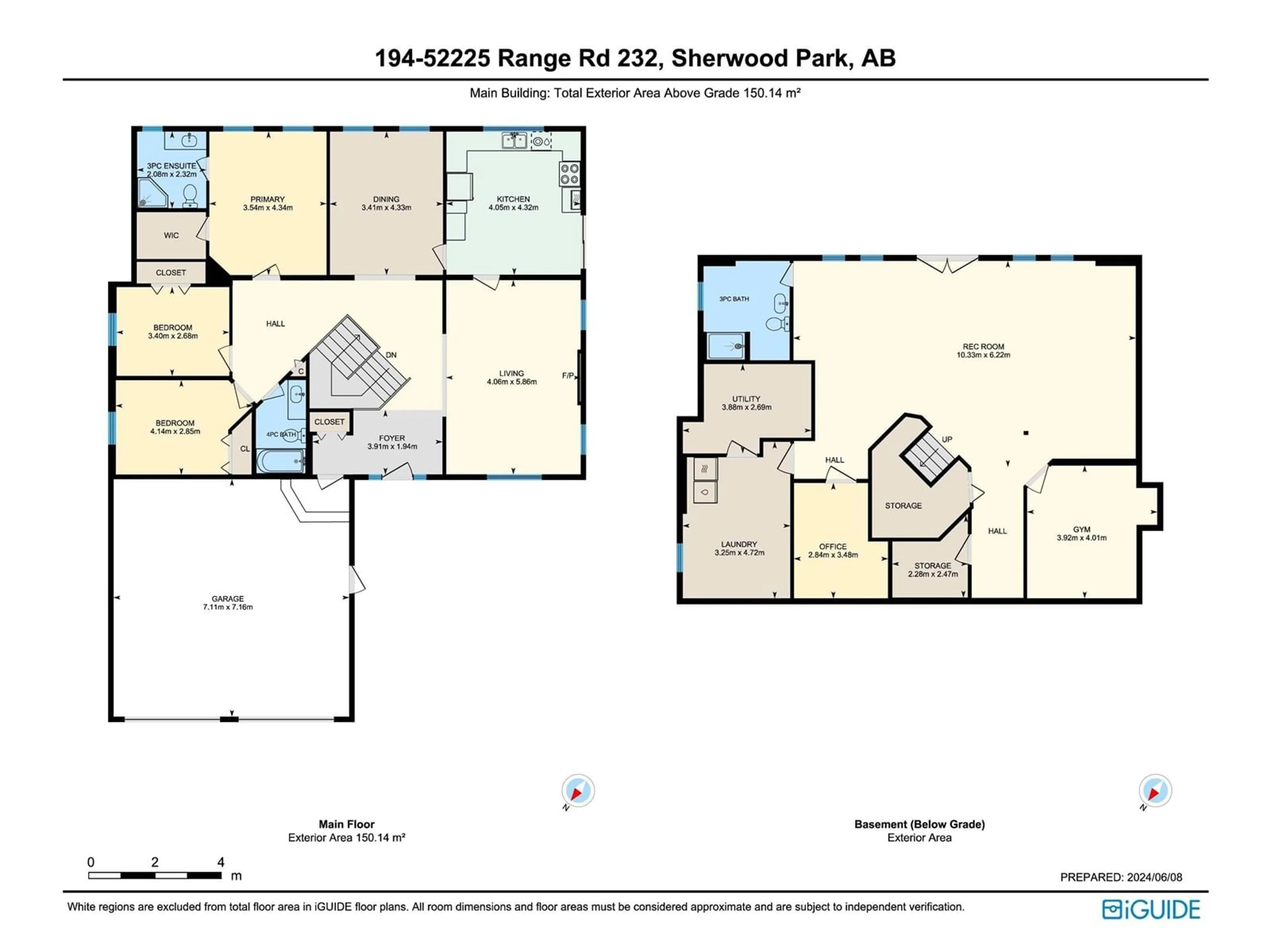 Floor plan for #194 52225 RGE RD 232, Rural Strathcona County Alberta T8B1L5