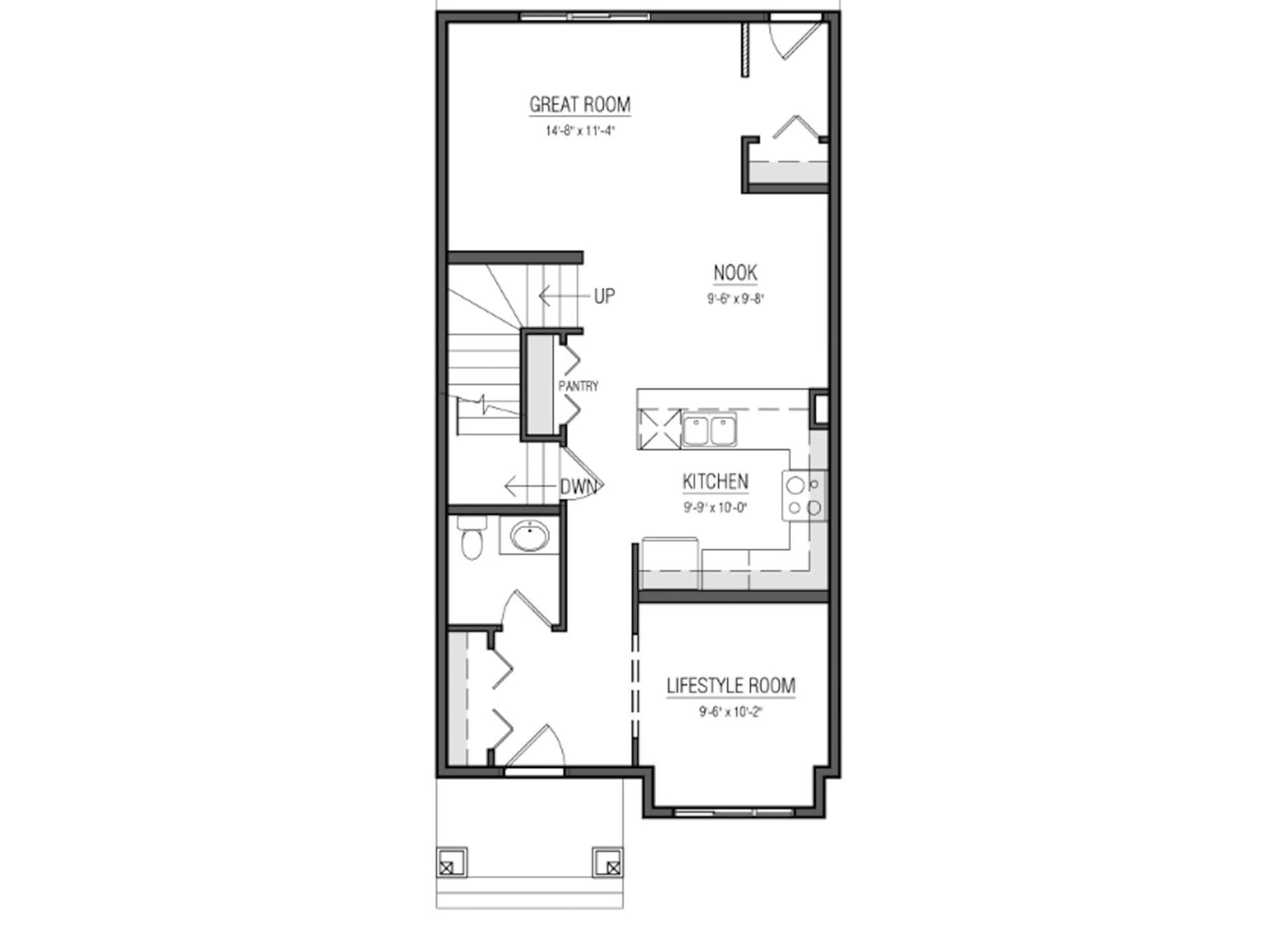 Floor plan for 9308 221 ST NW, Edmonton Alberta T5T6C9