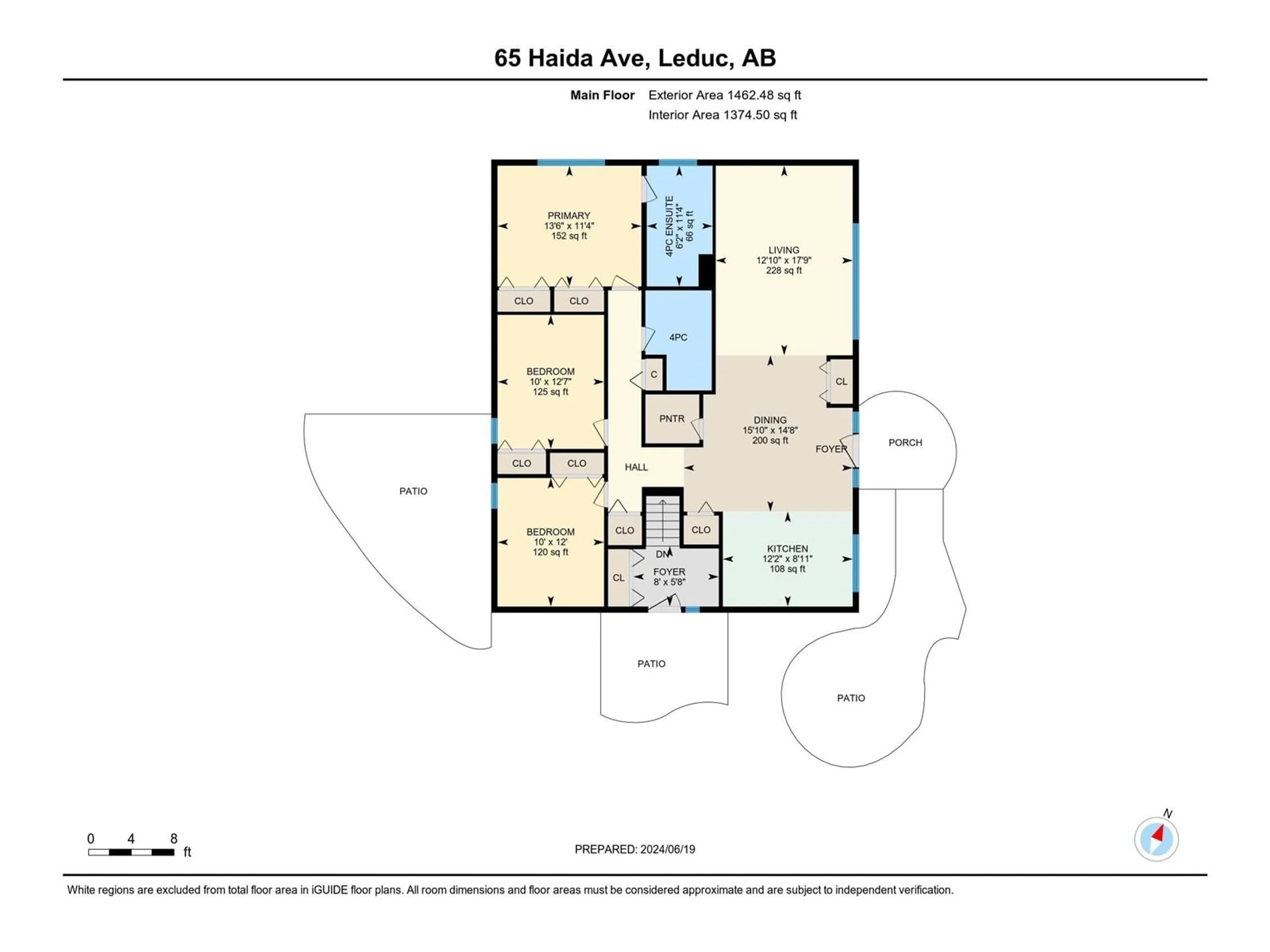 Floor plan for 65 HAIDA AV, Leduc Alberta T9E4E7